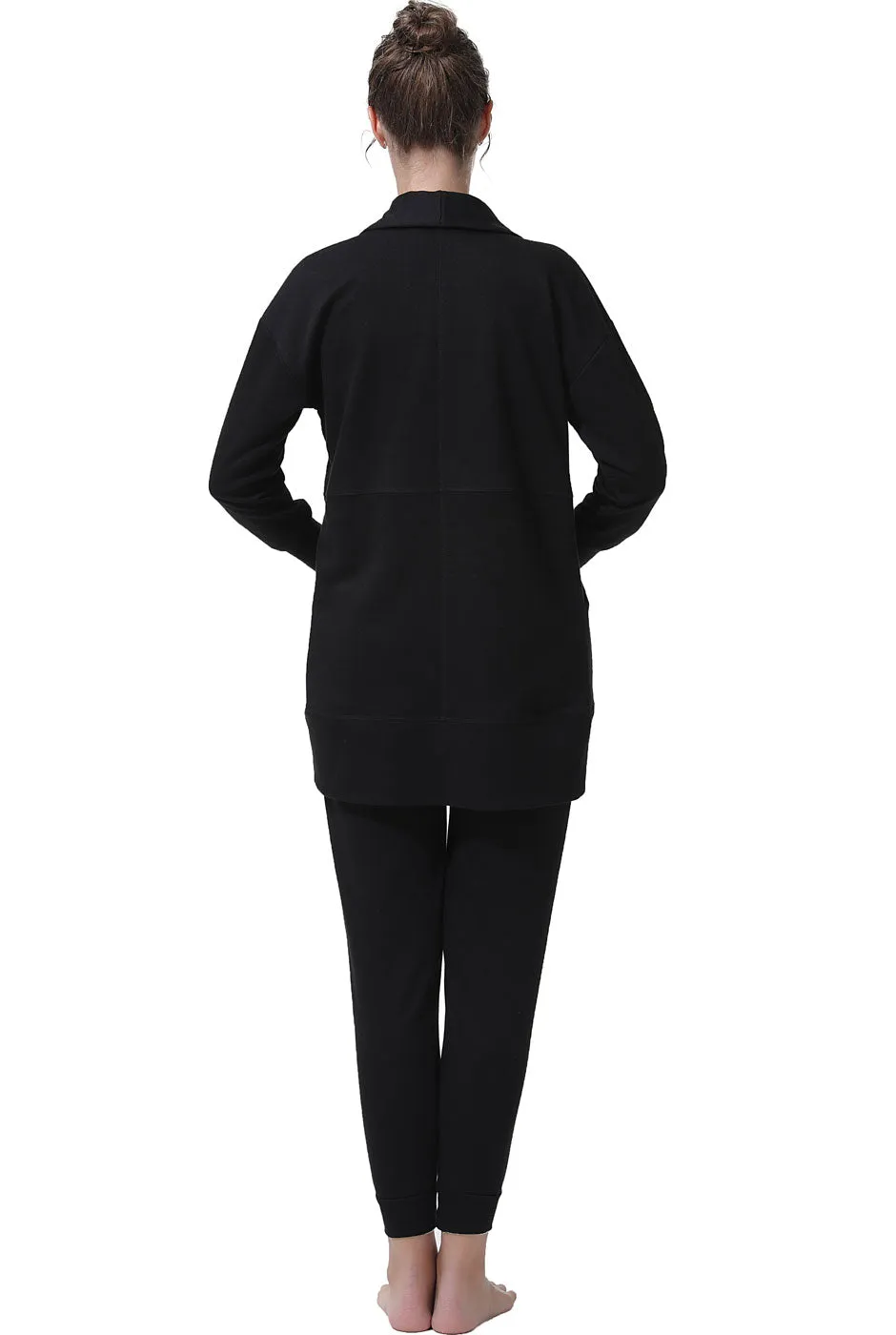 Kimi   Kai Maternity "Josie" Nursing Lounge Top, Joggers & Cardigan