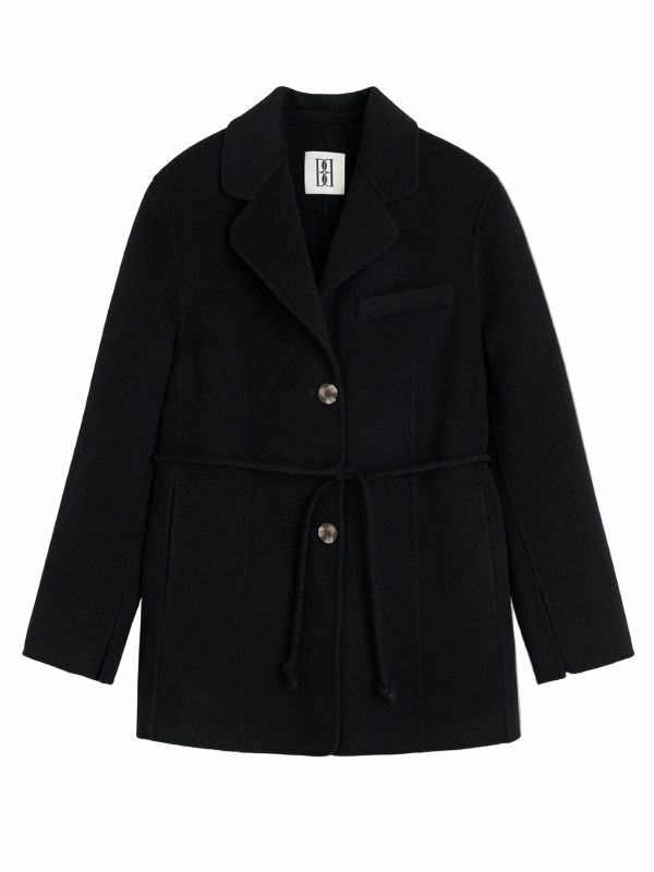 Hellen Blazer in Black Cold-Weather Layer