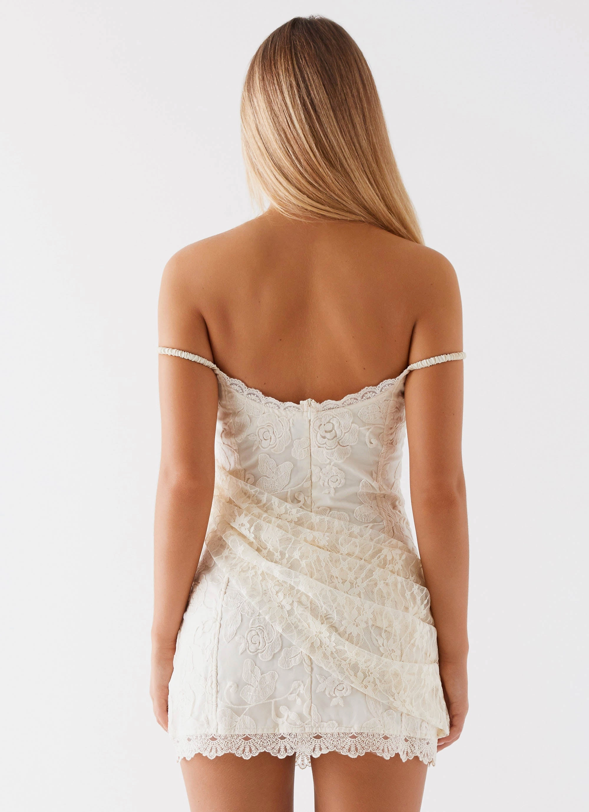 Graceful Look Knockout Mini Dress - White