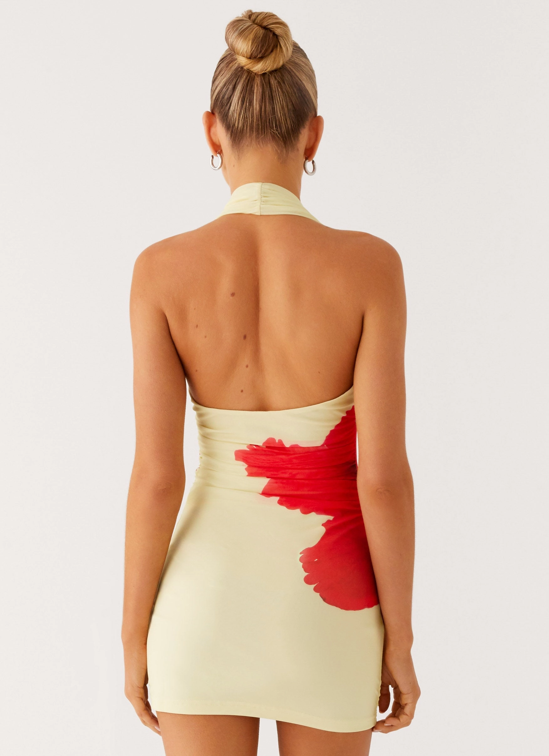 Know You Better Mini Dress - Scarlet Floral Chill Detail