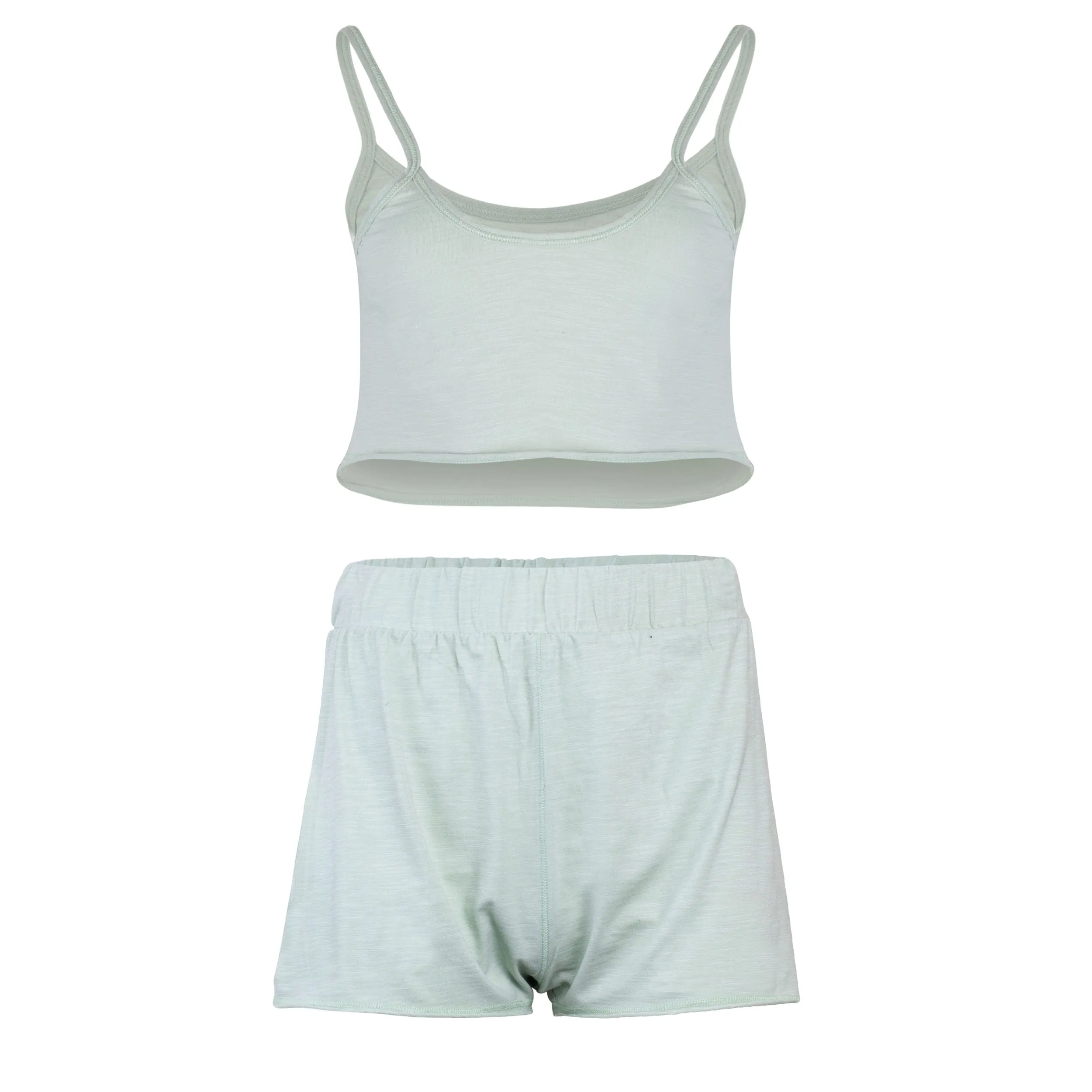 Kora Cotton 3-Piece Lounge Set - Sage