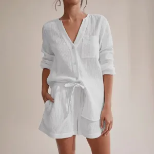 Korean Loungewear Shorts Pajamas
