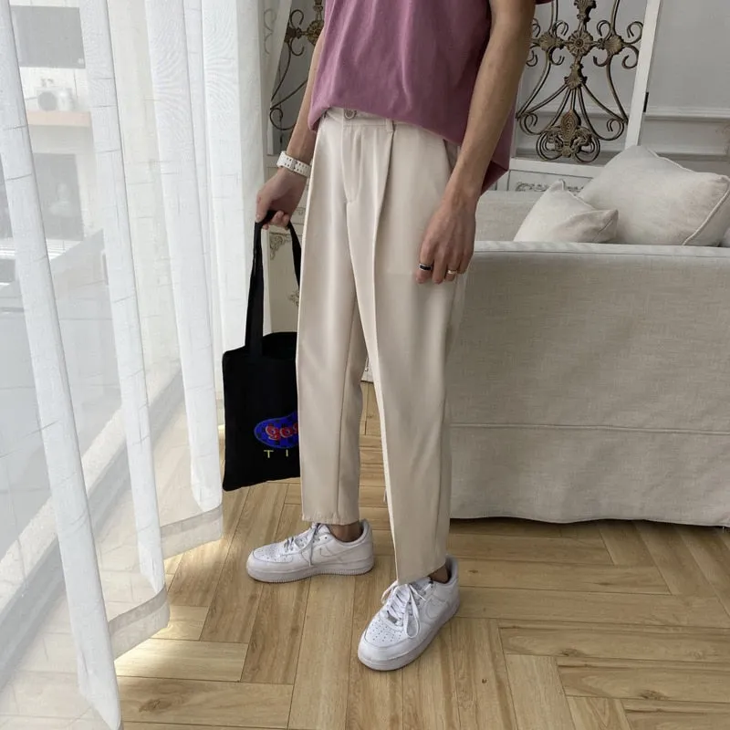 [Korean Style] 2 Colors Chiffon Casual Sweatpants