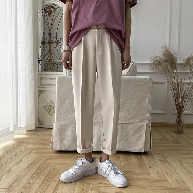 [Korean Style] 2 Colors Chiffon Casual Sweatpants