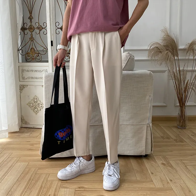 [Korean Style] 2 Colors Chiffon Casual Sweatpants
