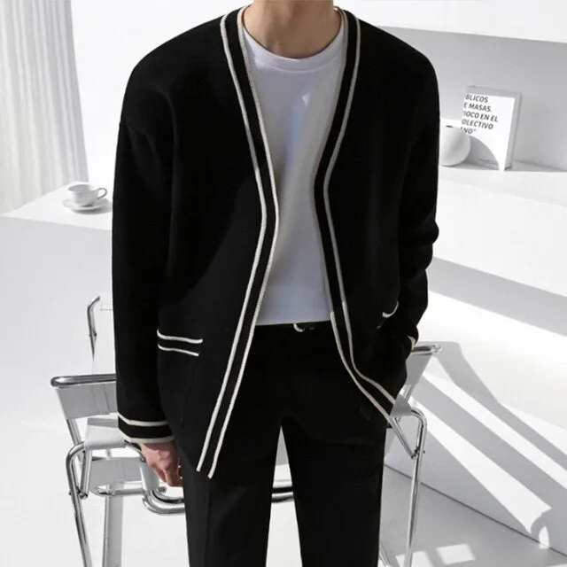 [Korean Style] 2 Colors Wool Cardigan Sweater