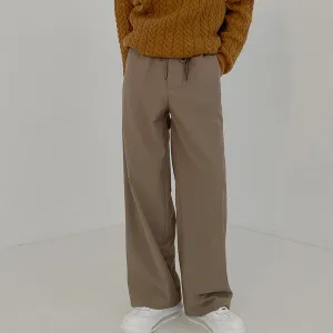 [Korean Style] 3 Colors Casual Wide Trousers