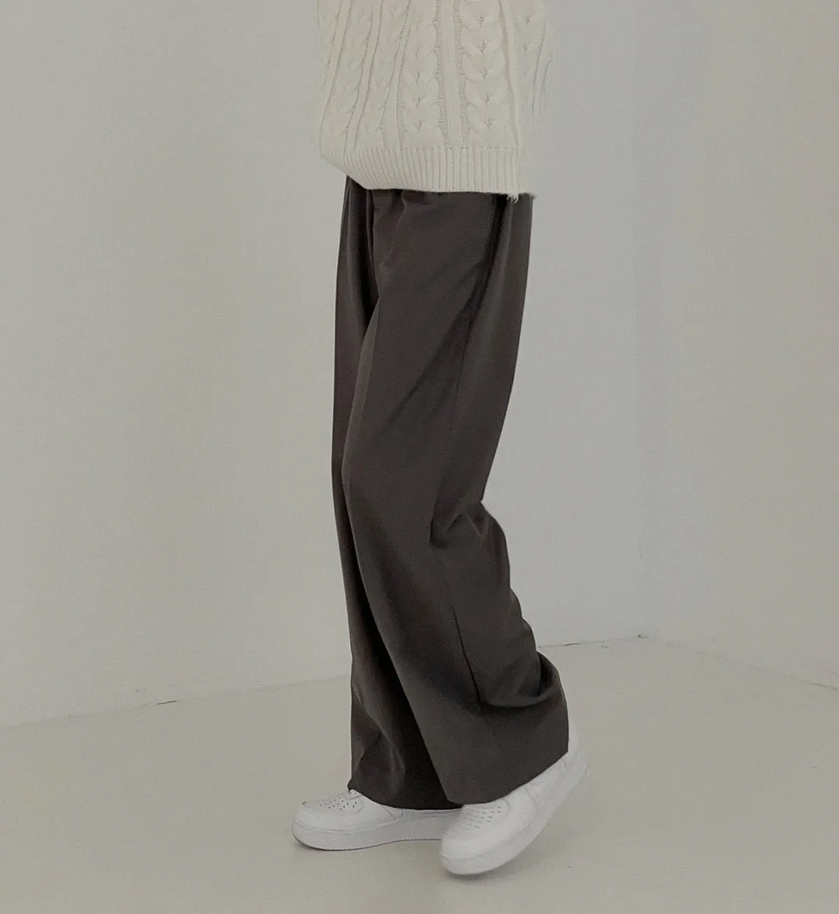 [Korean Style] 3 Colors Casual Wide Trousers