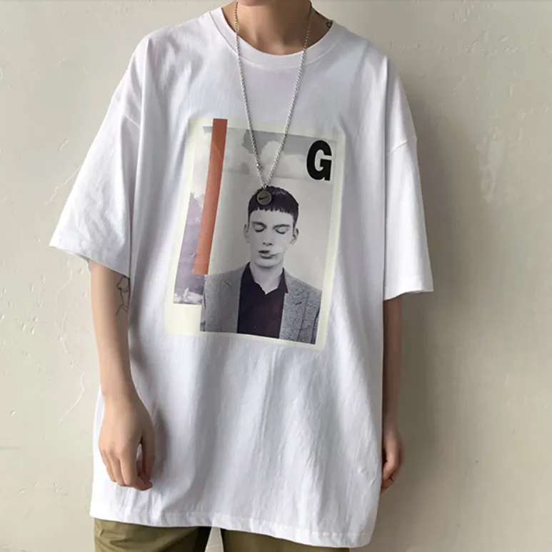 [Korean Style] 3 Colors Oversized Printing T-shirts