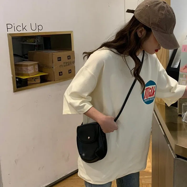 [Korean Style] Bottia Oversized Print T-Shirt