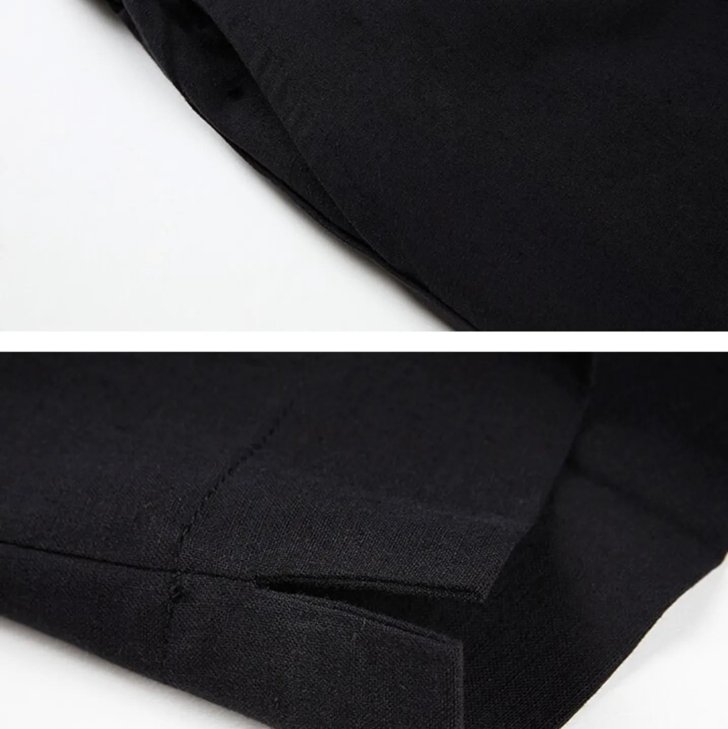[Korean Style] Drawstring Oversized Linen Pants