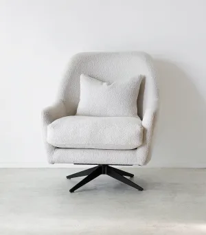 L A Swivel Chair / Grande Boucle Fabric