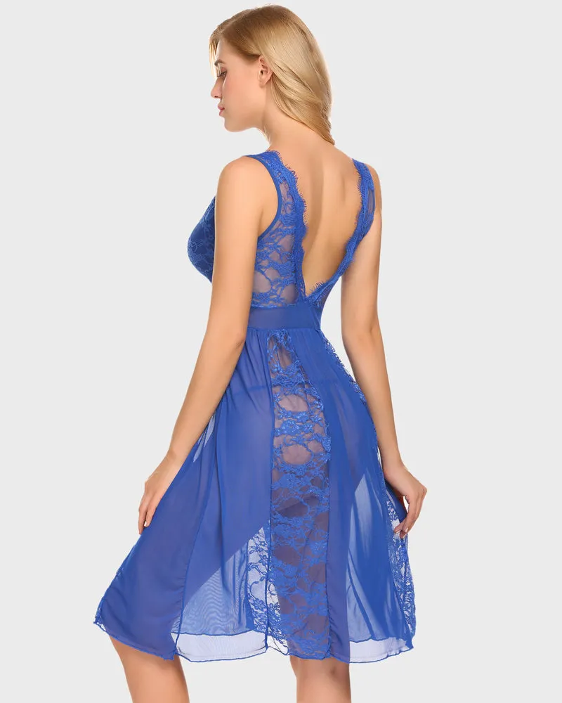 Lace Chemise Lingerie Nighty