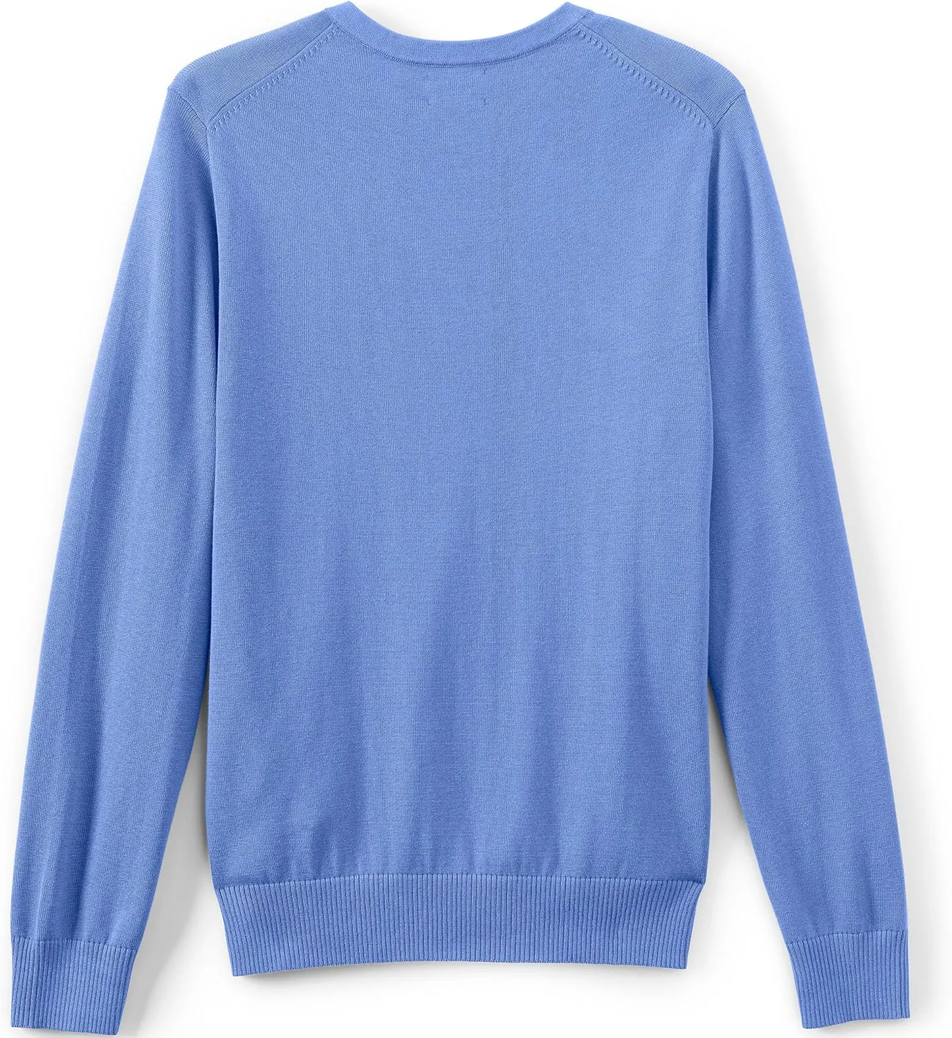 Lands' End Men's Cotton Modal V-Neck Sweater
