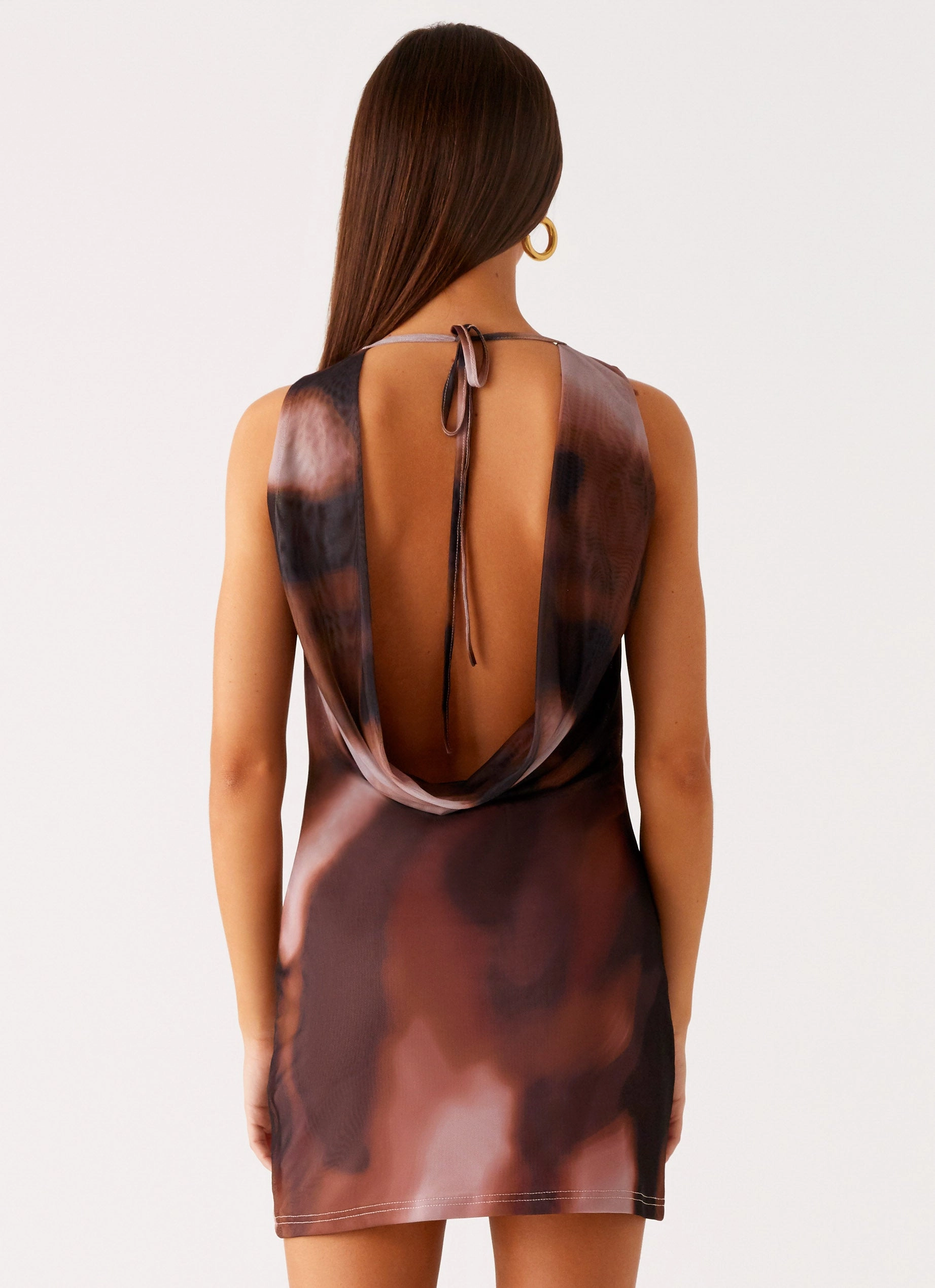 Season Ready Larson Mini Dress - Black Gradient