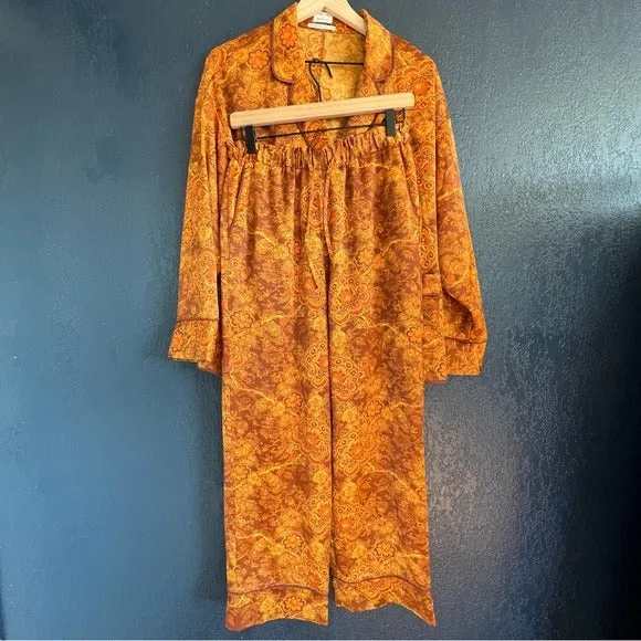 Laura Ashley & Urban Outfitters Exclusive Reese Paisley Print Pajamas Set