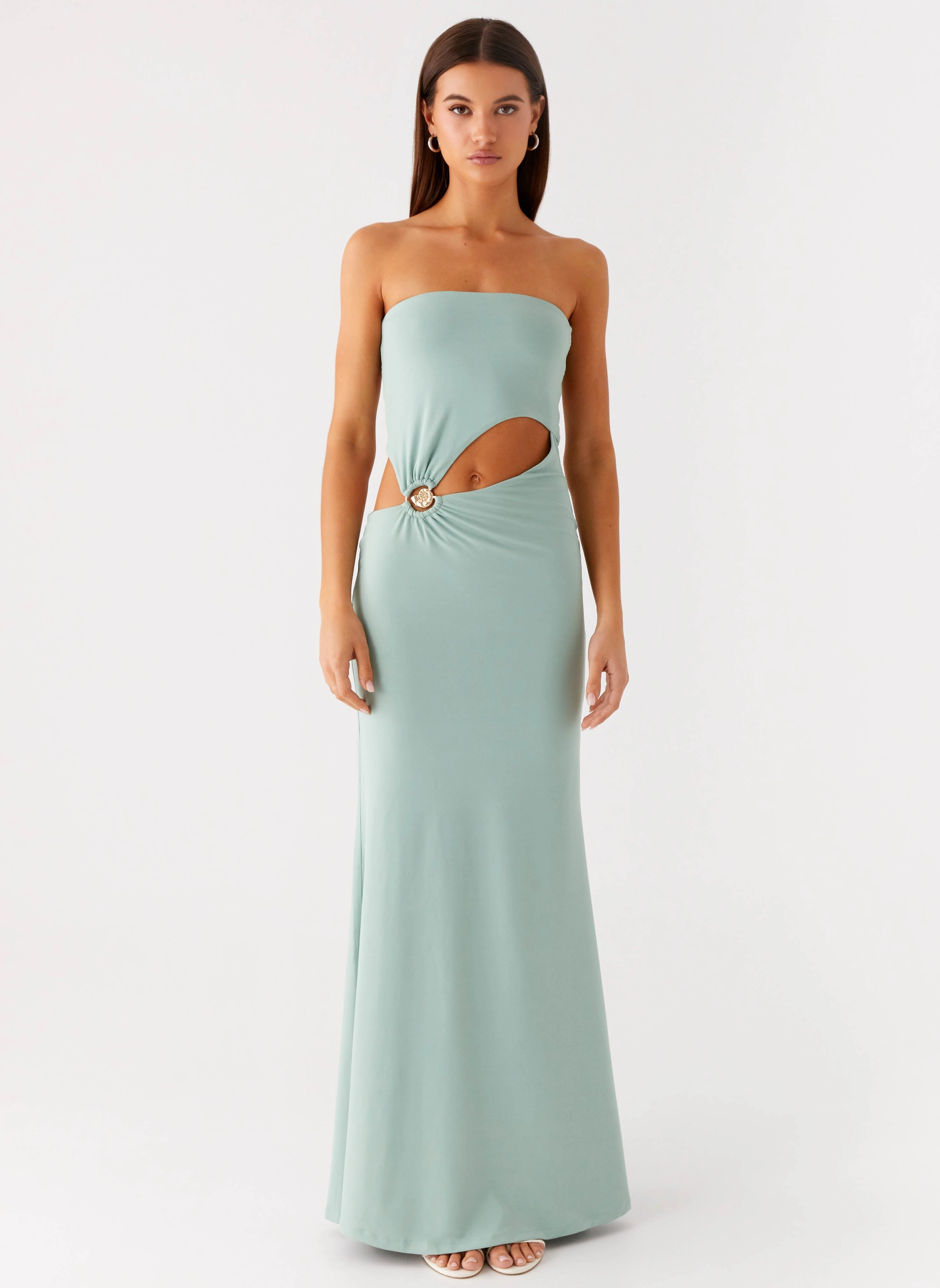 Wrap Glow Seasonal Mood Laurella Maxi Dress - Sage