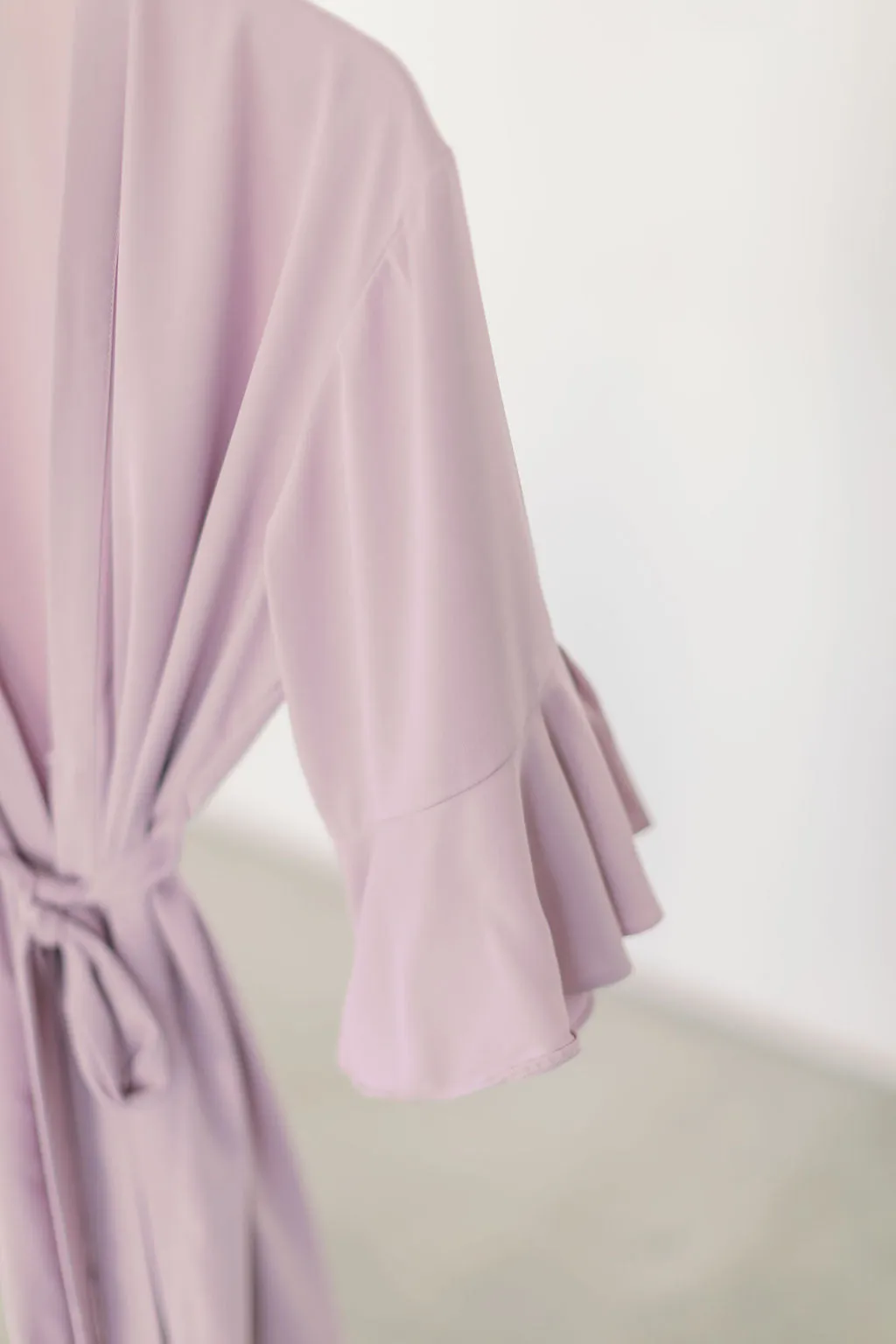 Lavender Ruffle Robe