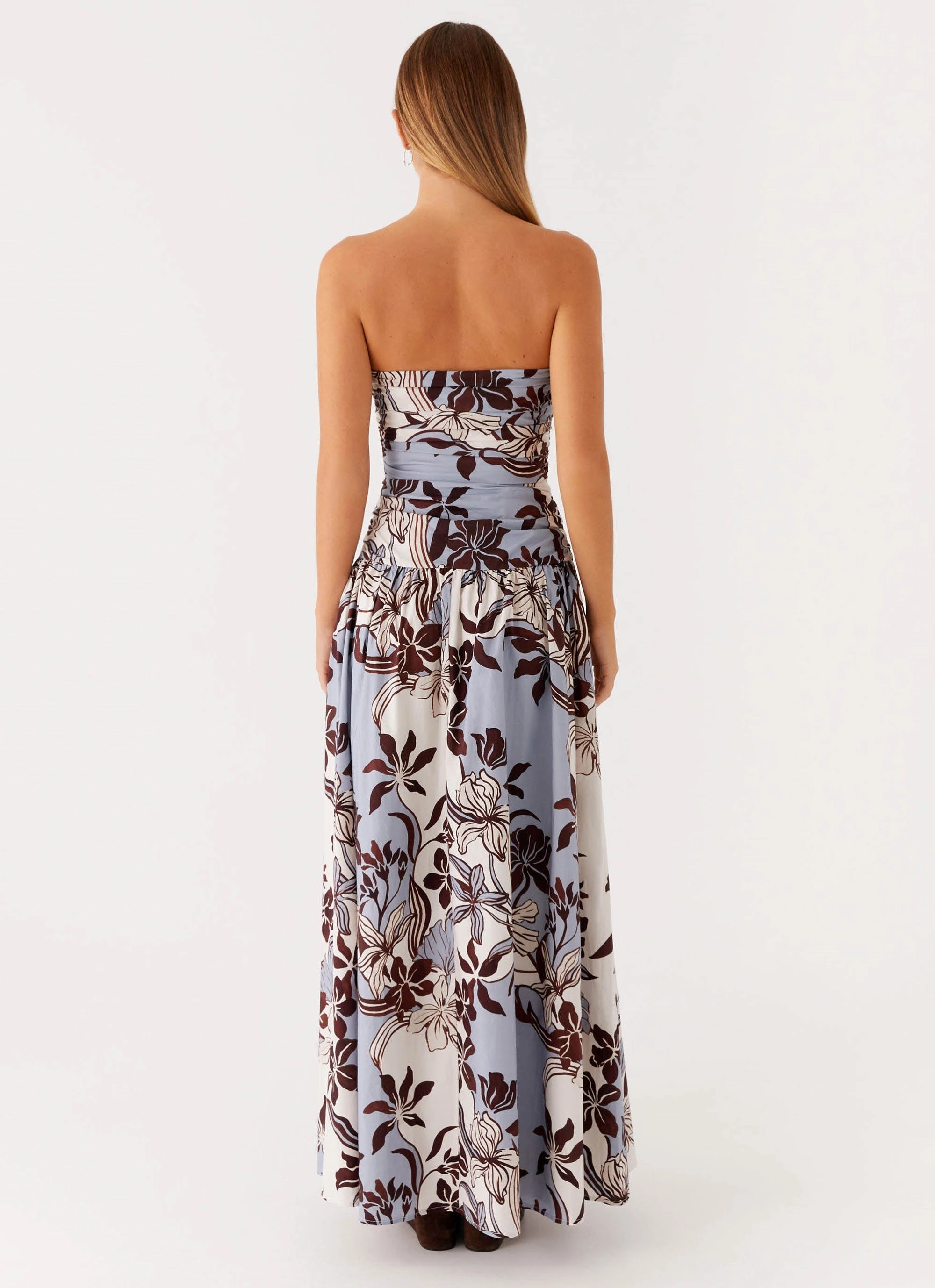 Carmel Maxi Dress - Bluewood Blossom Urban Classic Feather Light