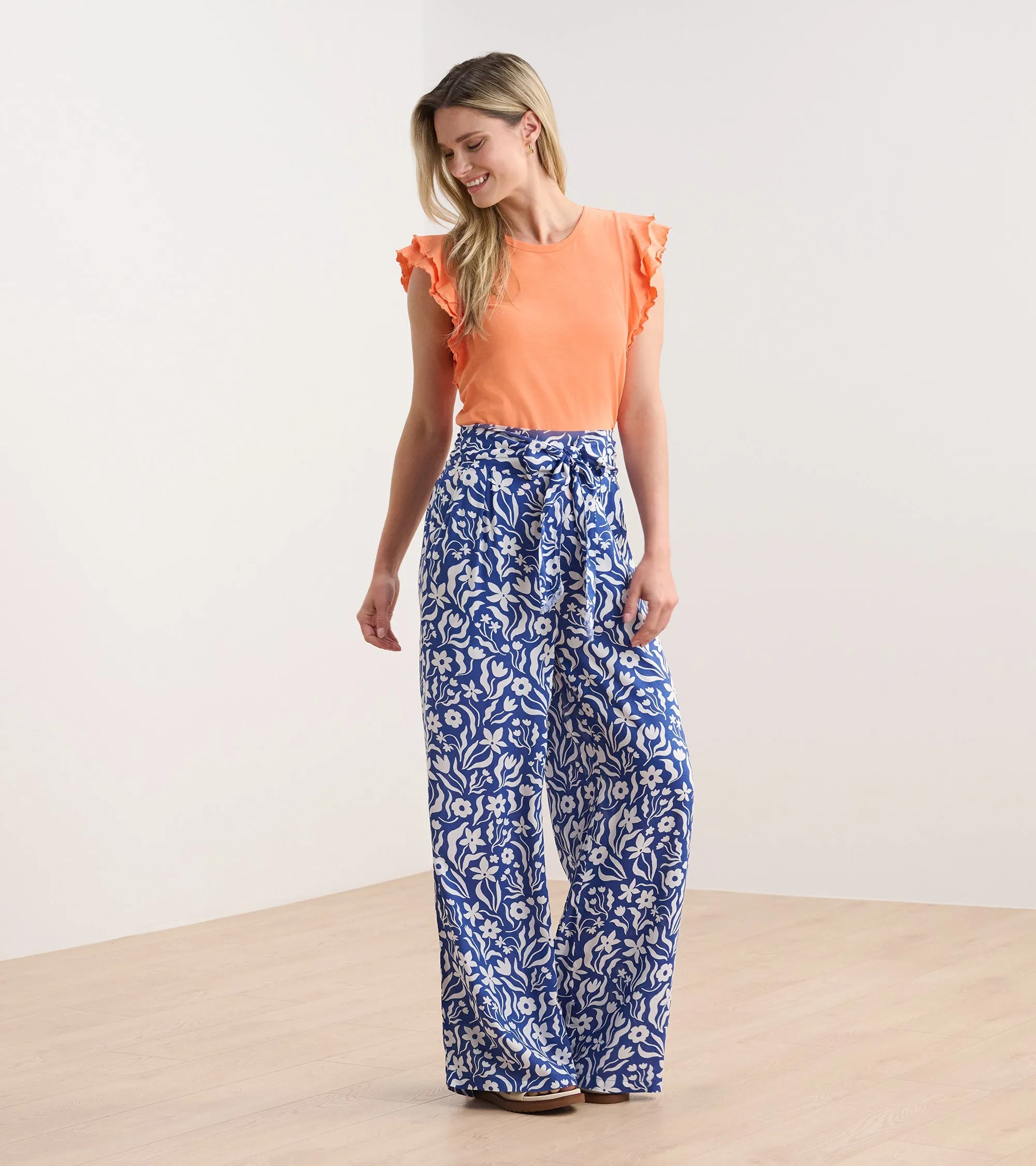 Layered Sleeve Tank - Melon