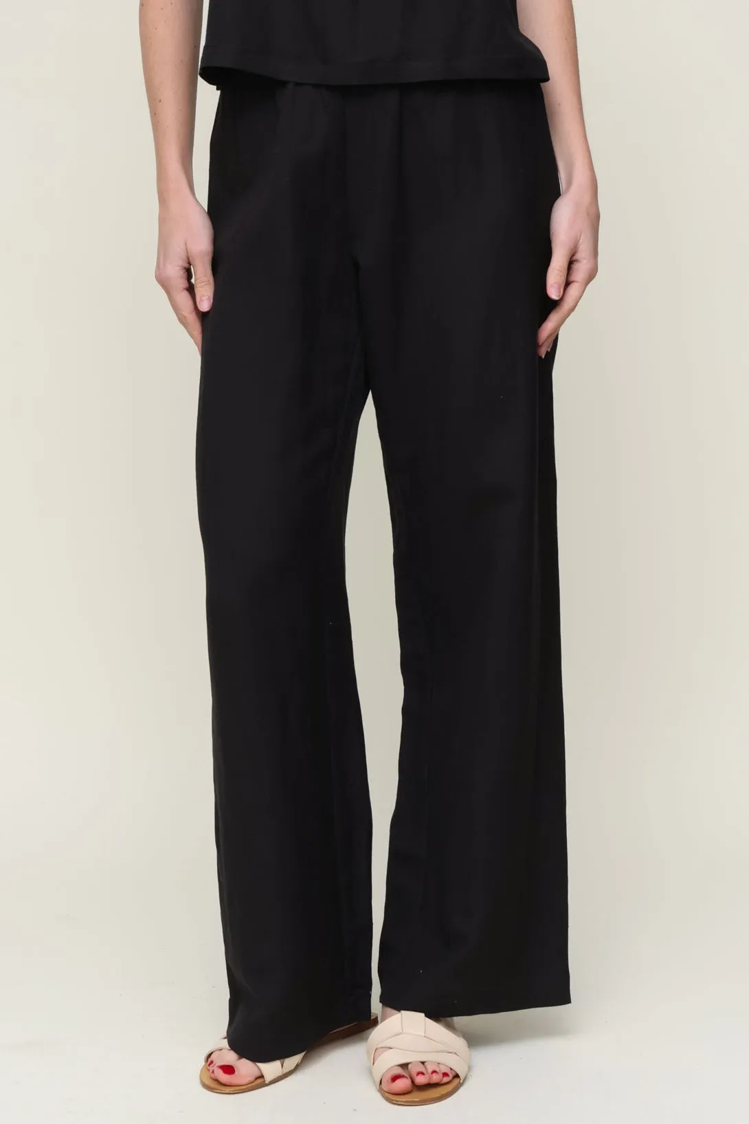 Georgette Woven Linen Pant Low Bulk Material