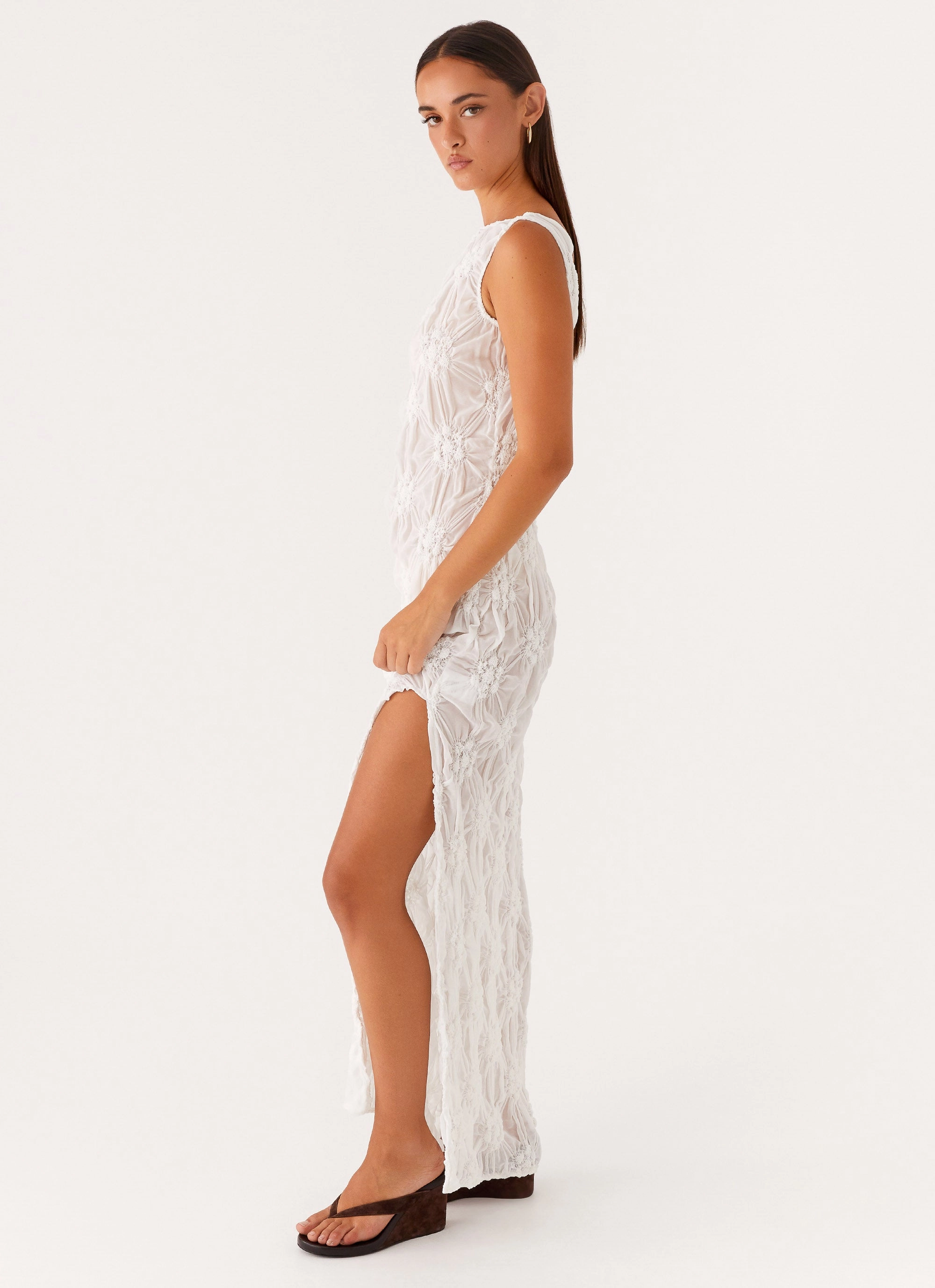 Briar Backless Maxi Dress - Ivory All Purpose