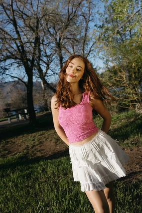The Poets Meadow Lace Skort Airy Comfort
