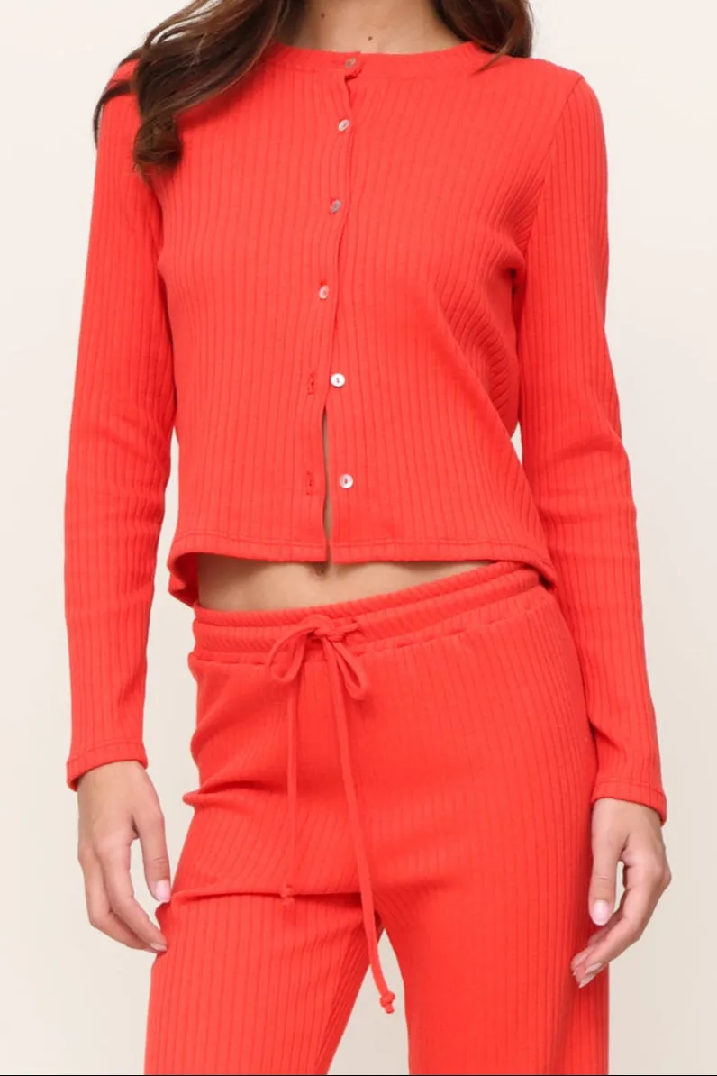 Flattering Drape Odor Resistant Lazy Day Rib Cardigan