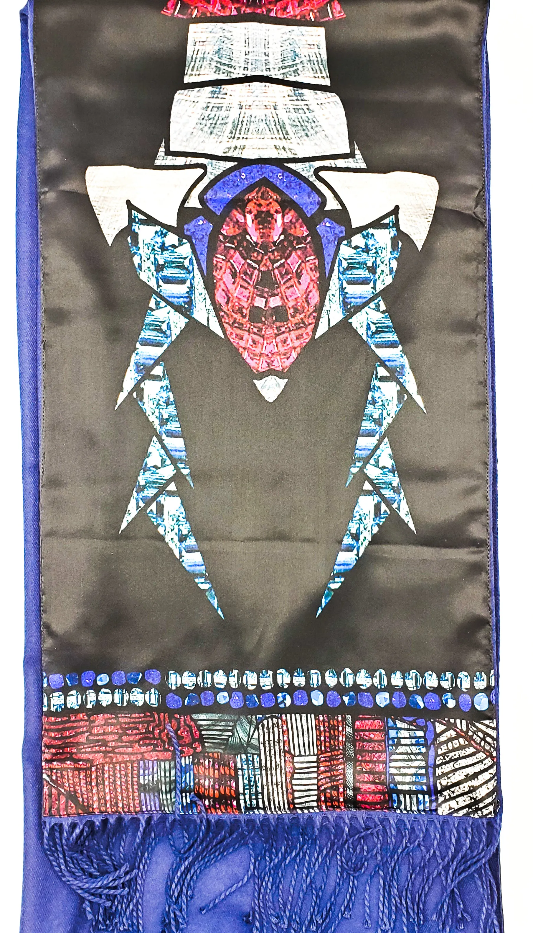 Le Chandelier Enterré Long Cashmere Backed Stole