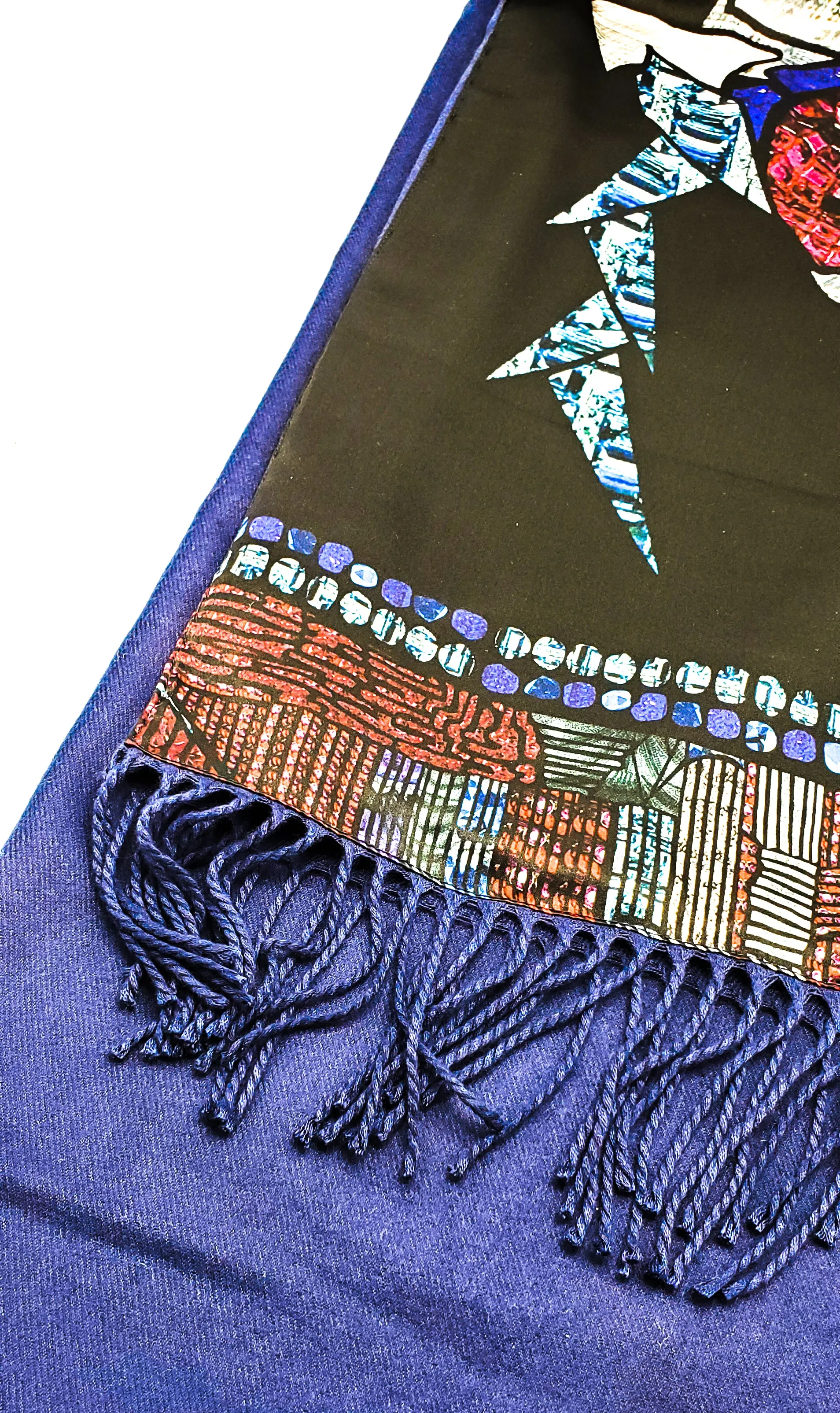 Le Chandelier Enterré Long Cashmere Backed Stole