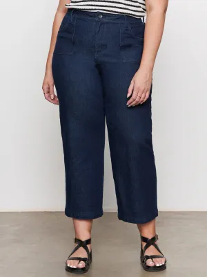 Tapered leg League Crop Jeans Plot Twist Extended Sizing