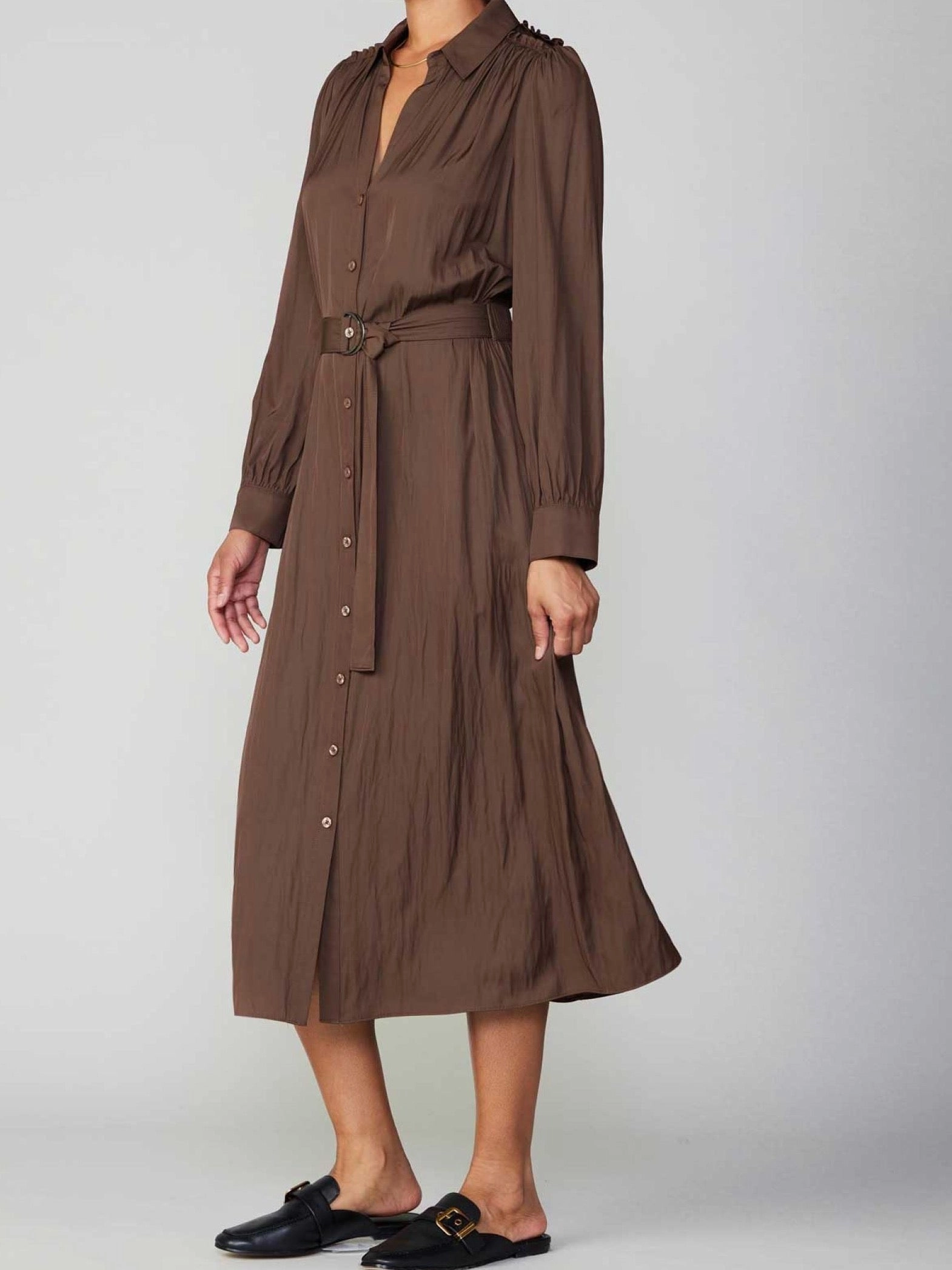 Farm Scene Leah Chocolate Dress