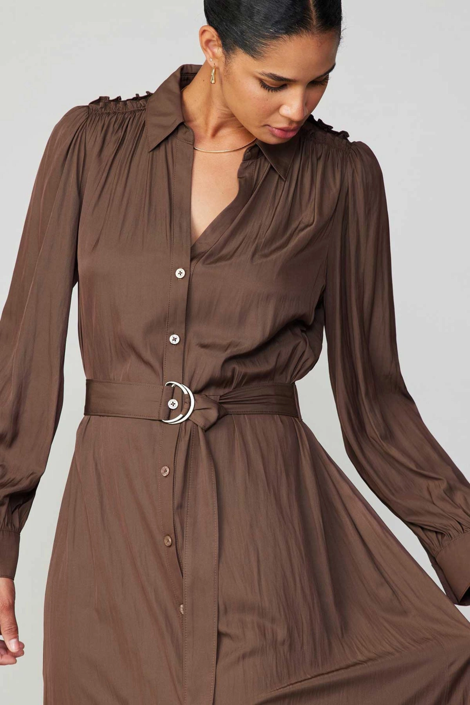 Daily Wear Leah Chocolate Dress
