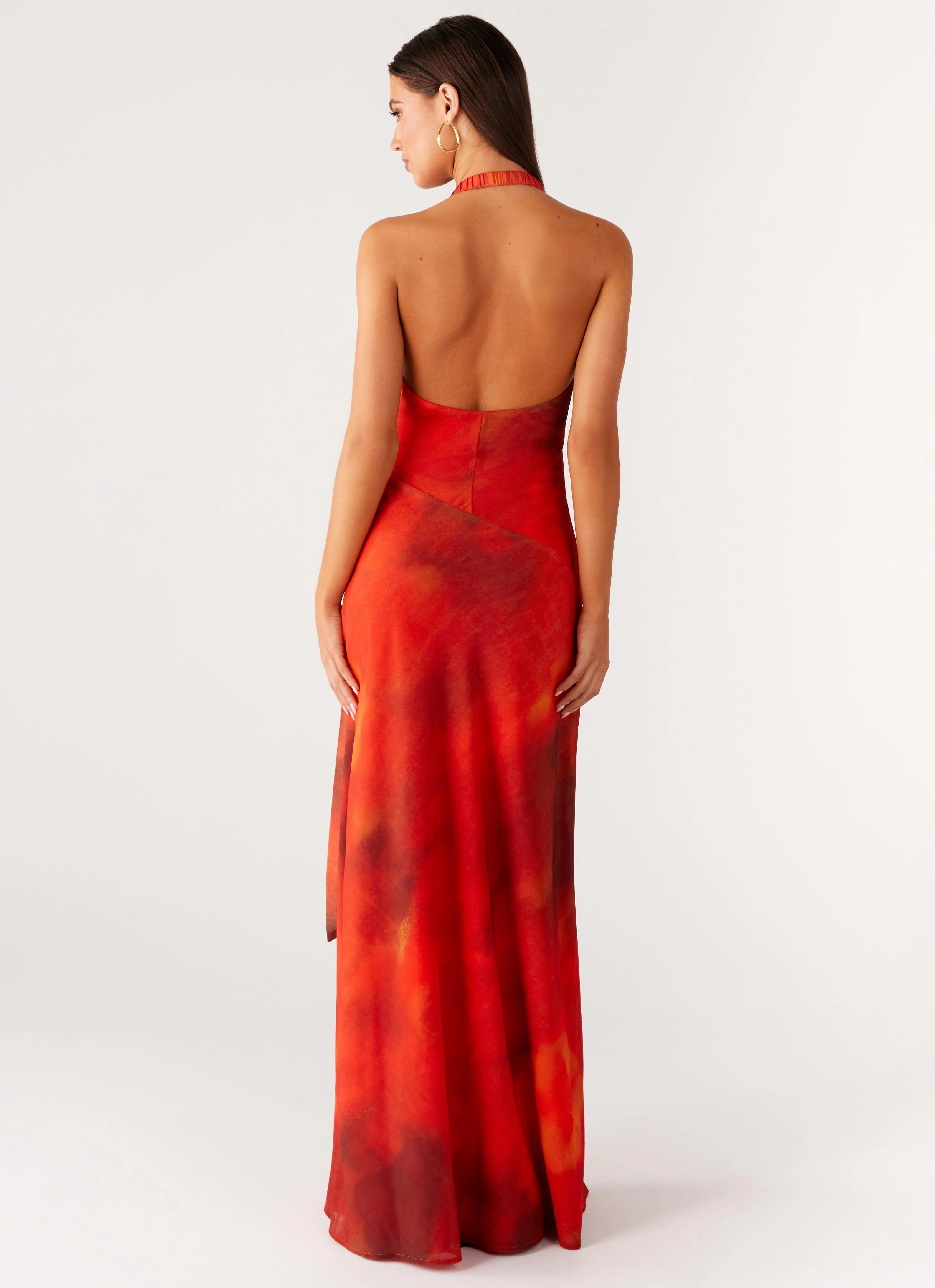 So Chic Maxi Dress - Scarlet Blur Easy Elegance
