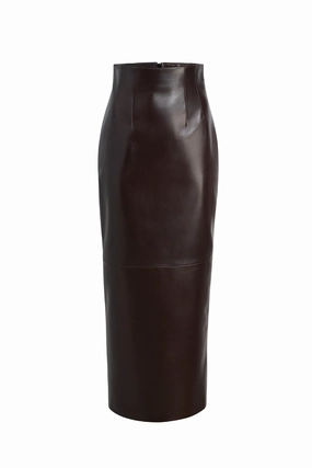 Vibrant Flow Leather Loxley Skirt