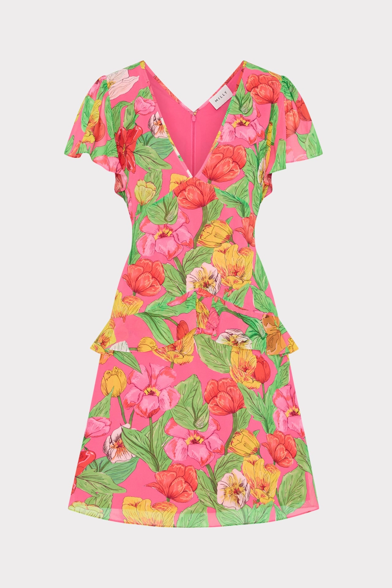 Lee Tulip Rosette Mini Dress Minimal Core