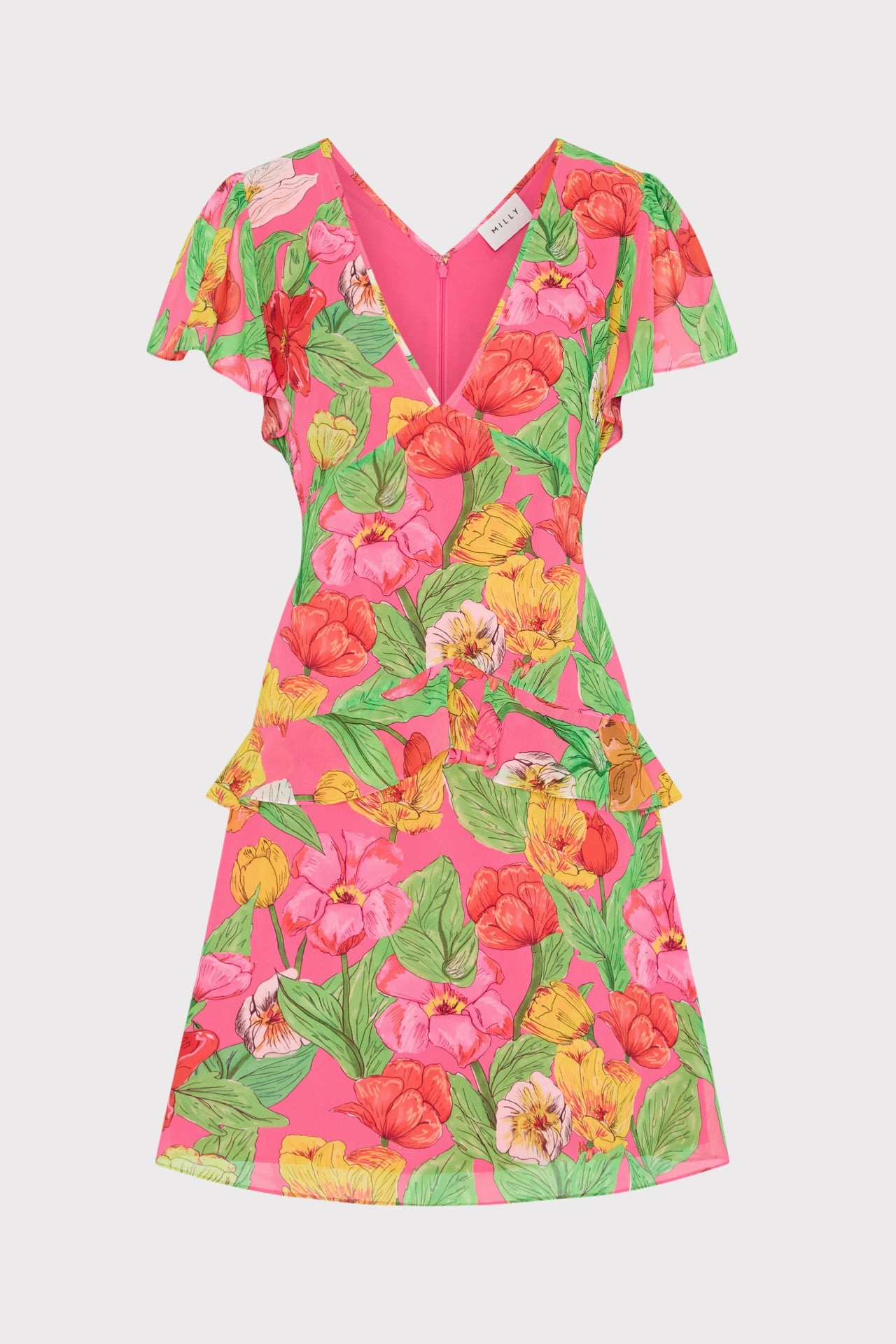 Lee Tulip Rosette Mini Dress Minimal Harmony Free Shape