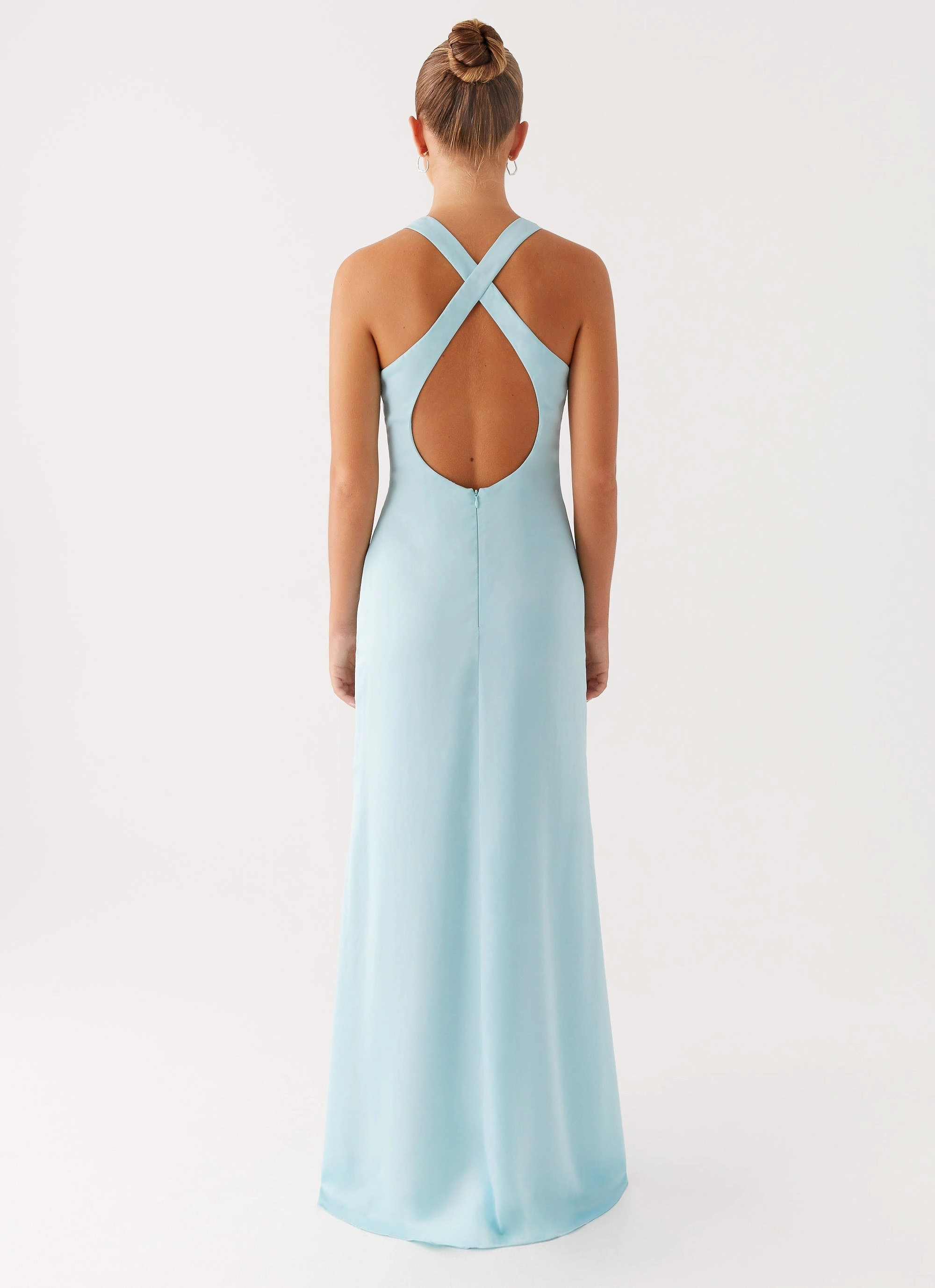 Layered Wear Comfy Shape Desi Halterneck Maxi Dress - Mint