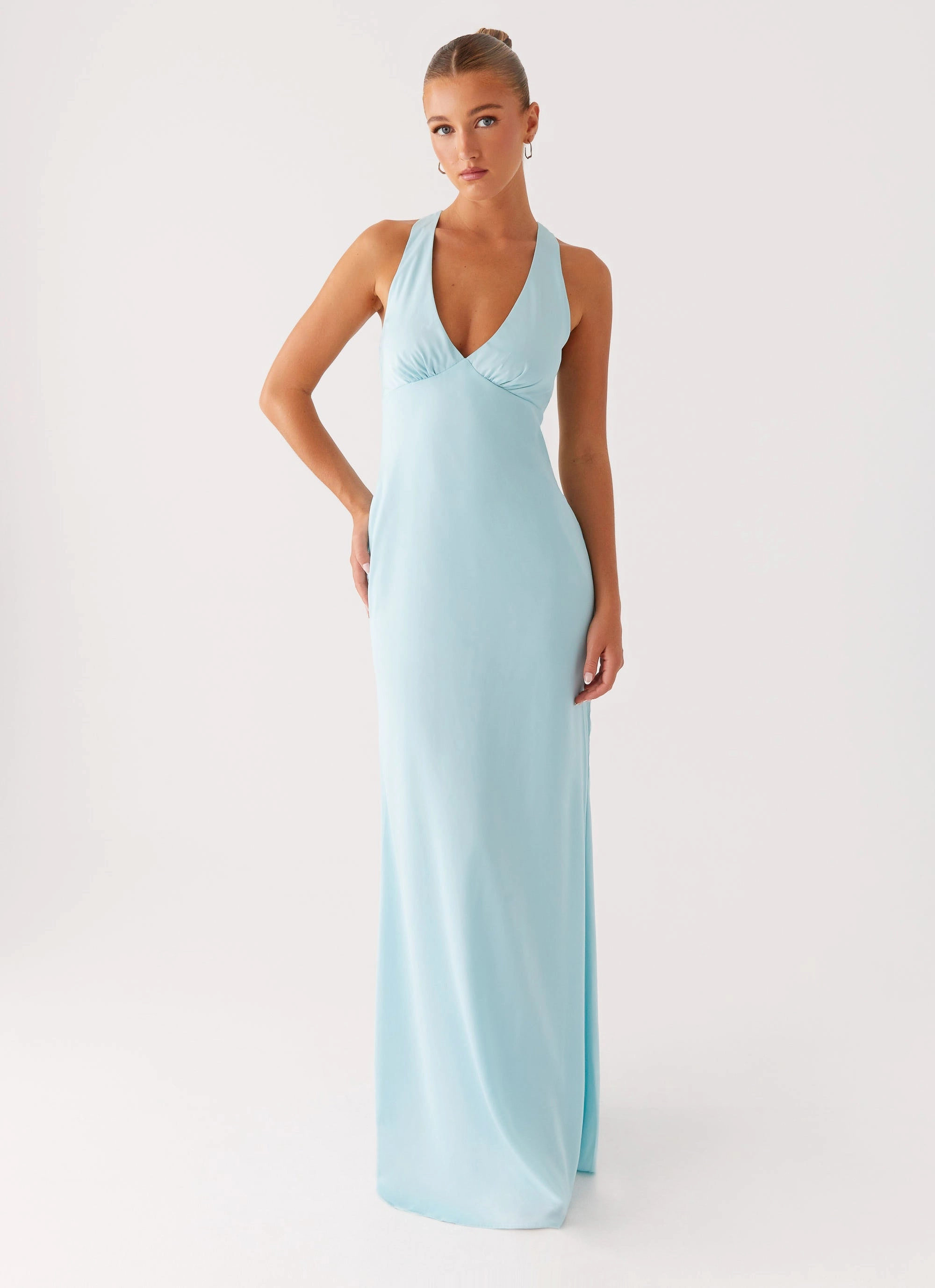 Daily Chic Desi Halterneck Maxi Dress - Mint
