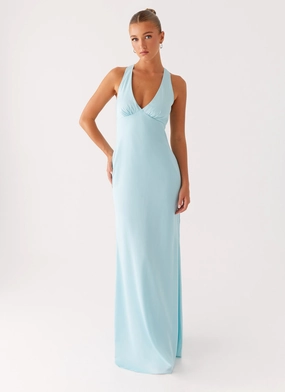 Daily Chic Desi Halterneck Maxi Dress - Mint