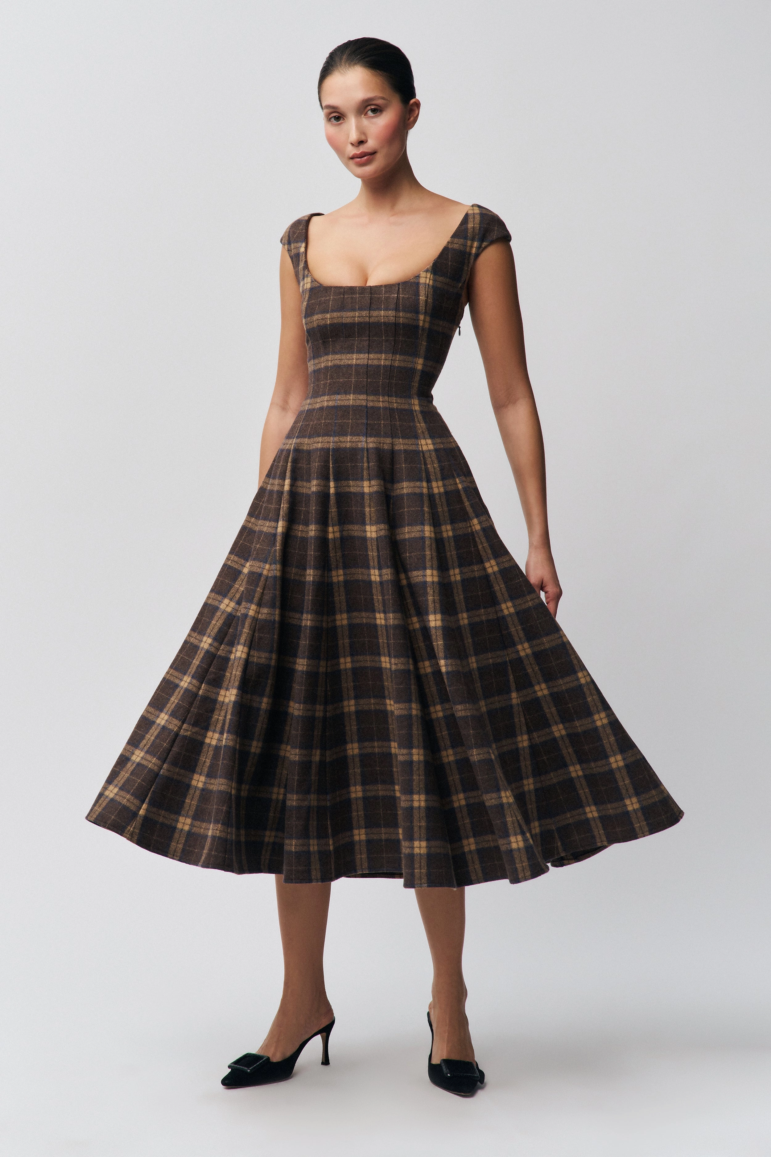Basic Mood Leila Tartan Dress
