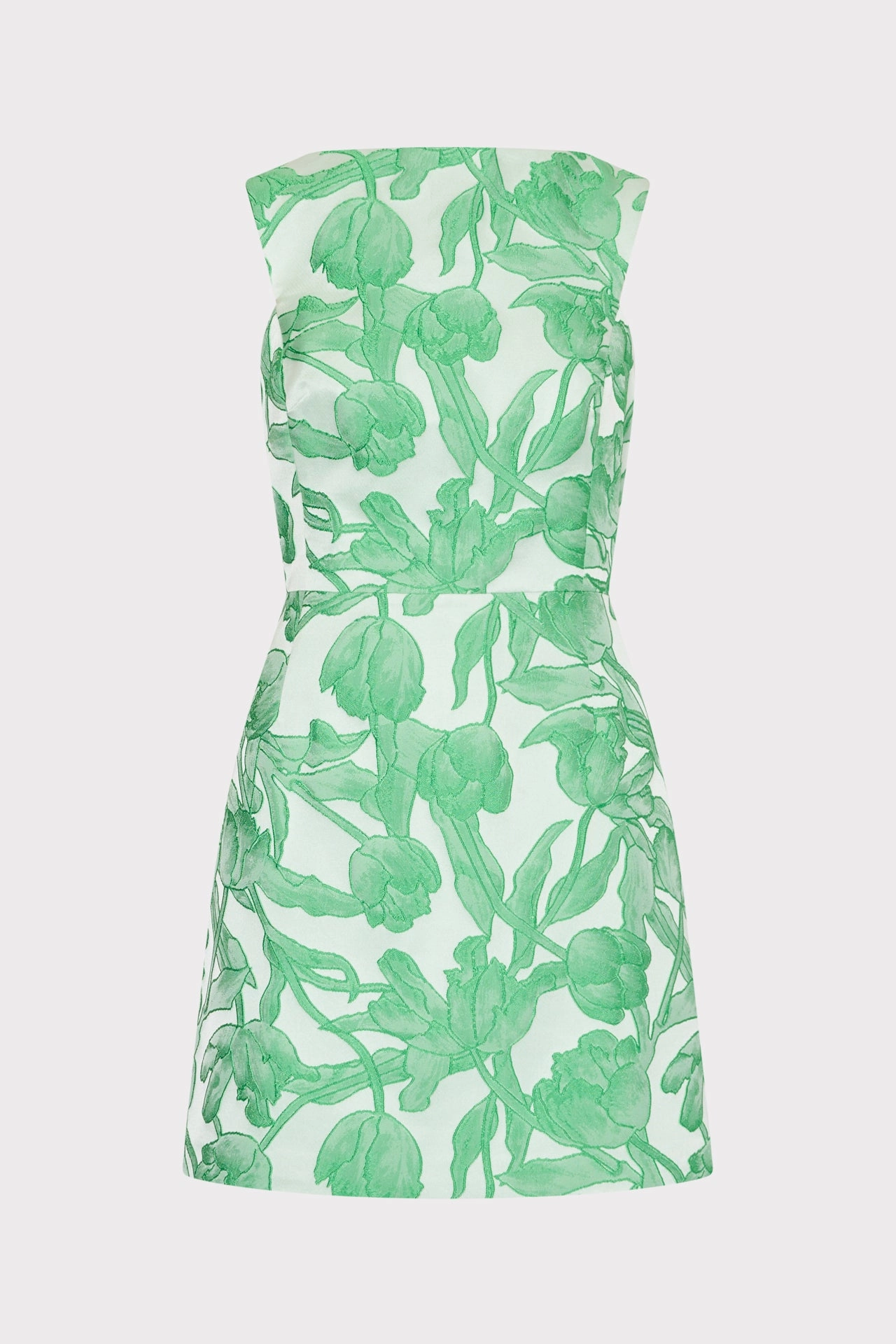 Leilani Tulip Jacquard Mini Dress Flattering Fit Wear soft fit
