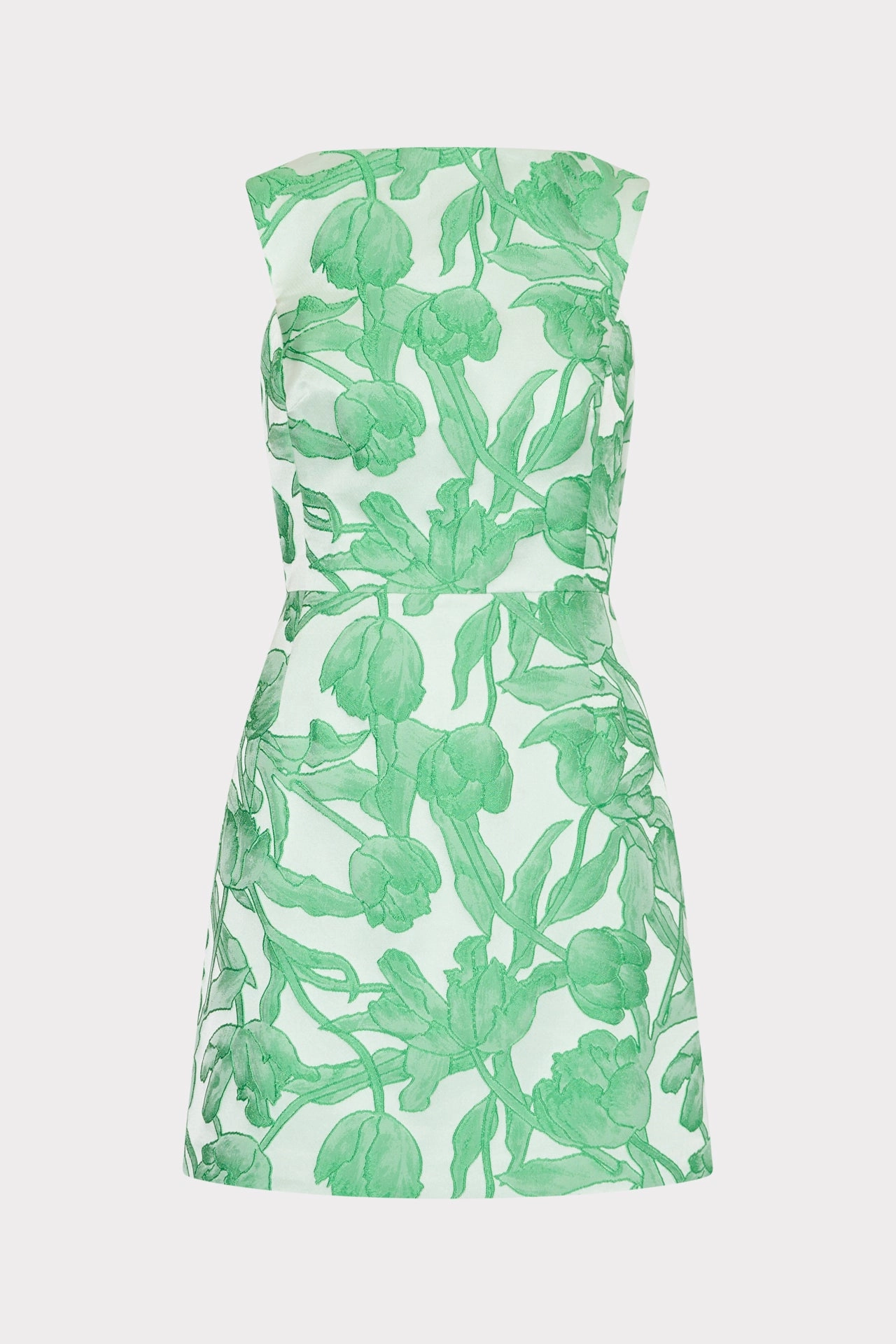 Leilani Tulip Jacquard Mini Dress Minimalist Waist ElasticWaistband