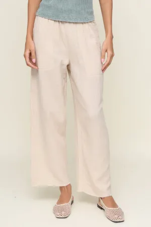 Leon Crop Double Gauze Pant Body Friendly