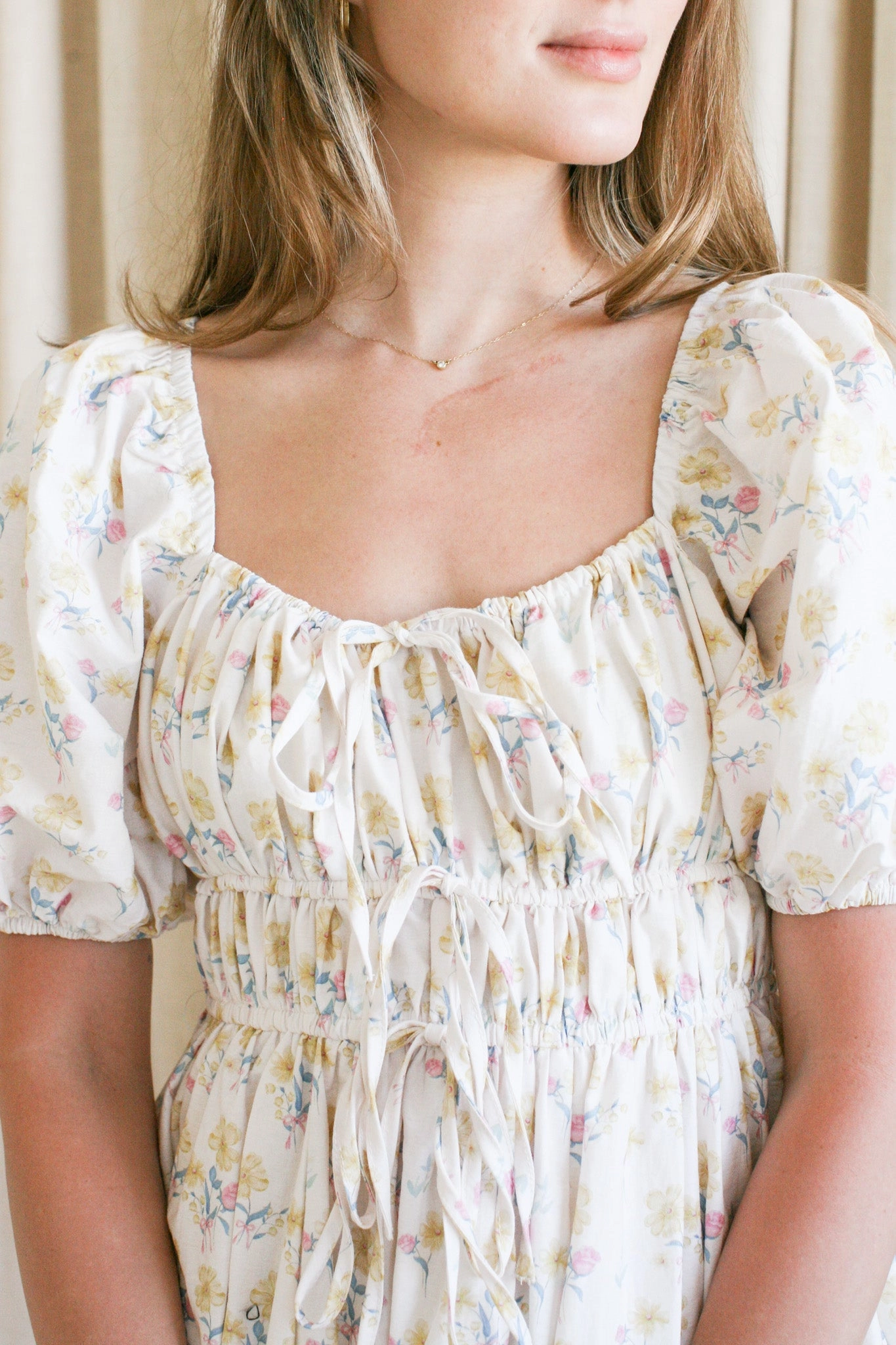 Libby Floral Midi Dress Casual weekend dress