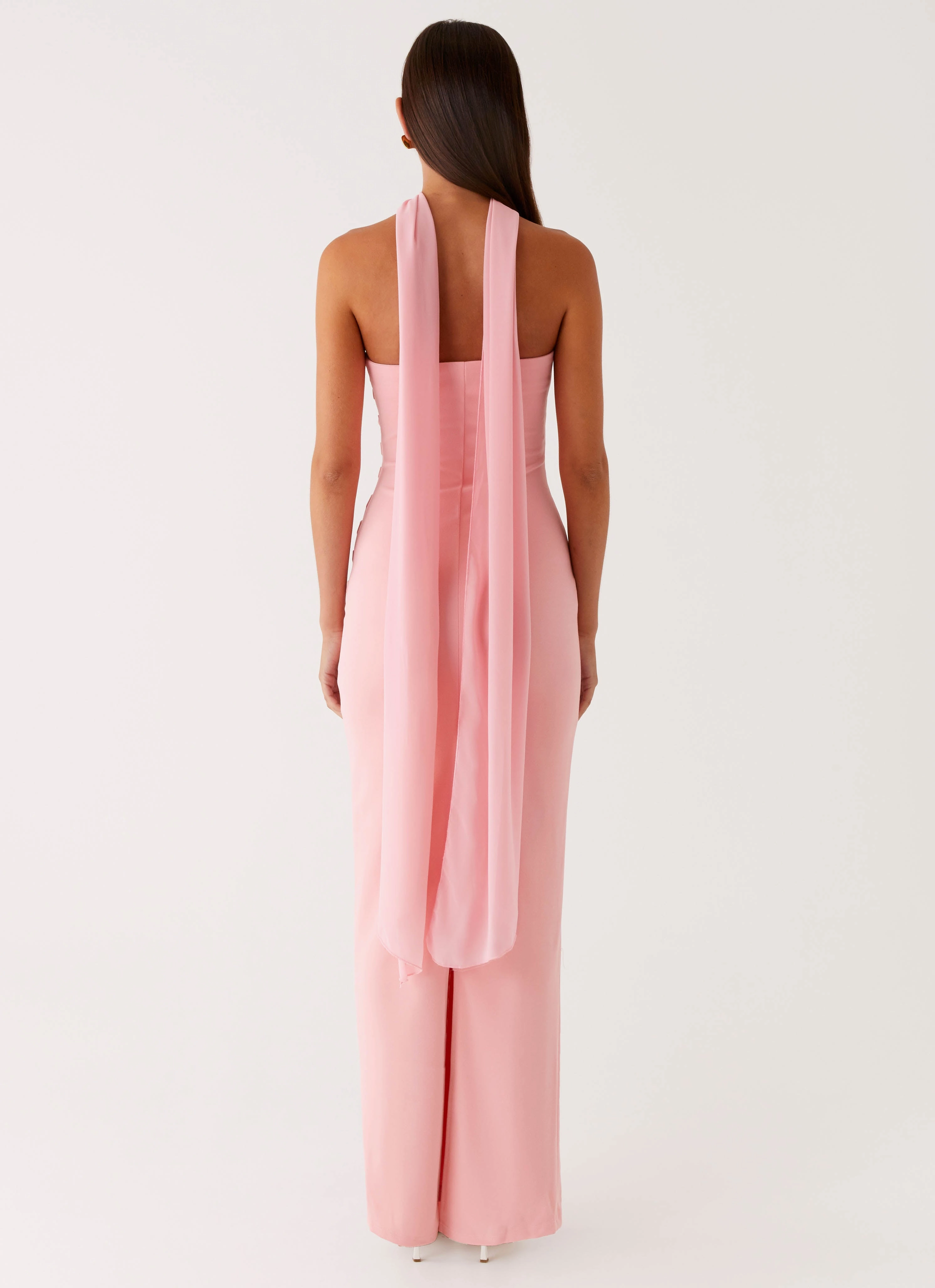Libra Maxi Dress - Pink Balanced Light