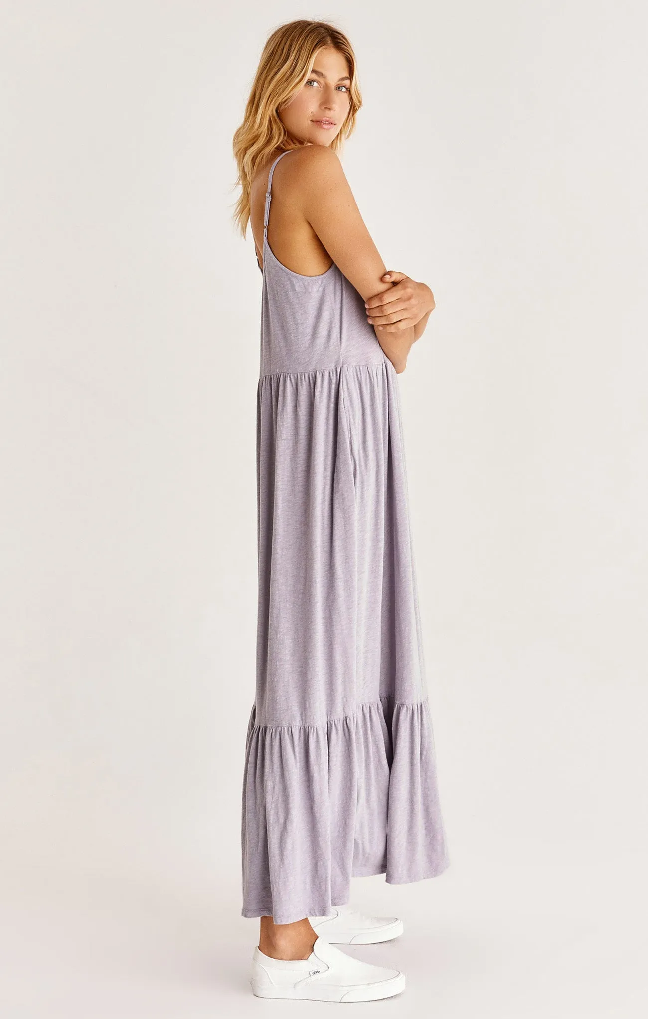 Lido Slub Maxi Dress