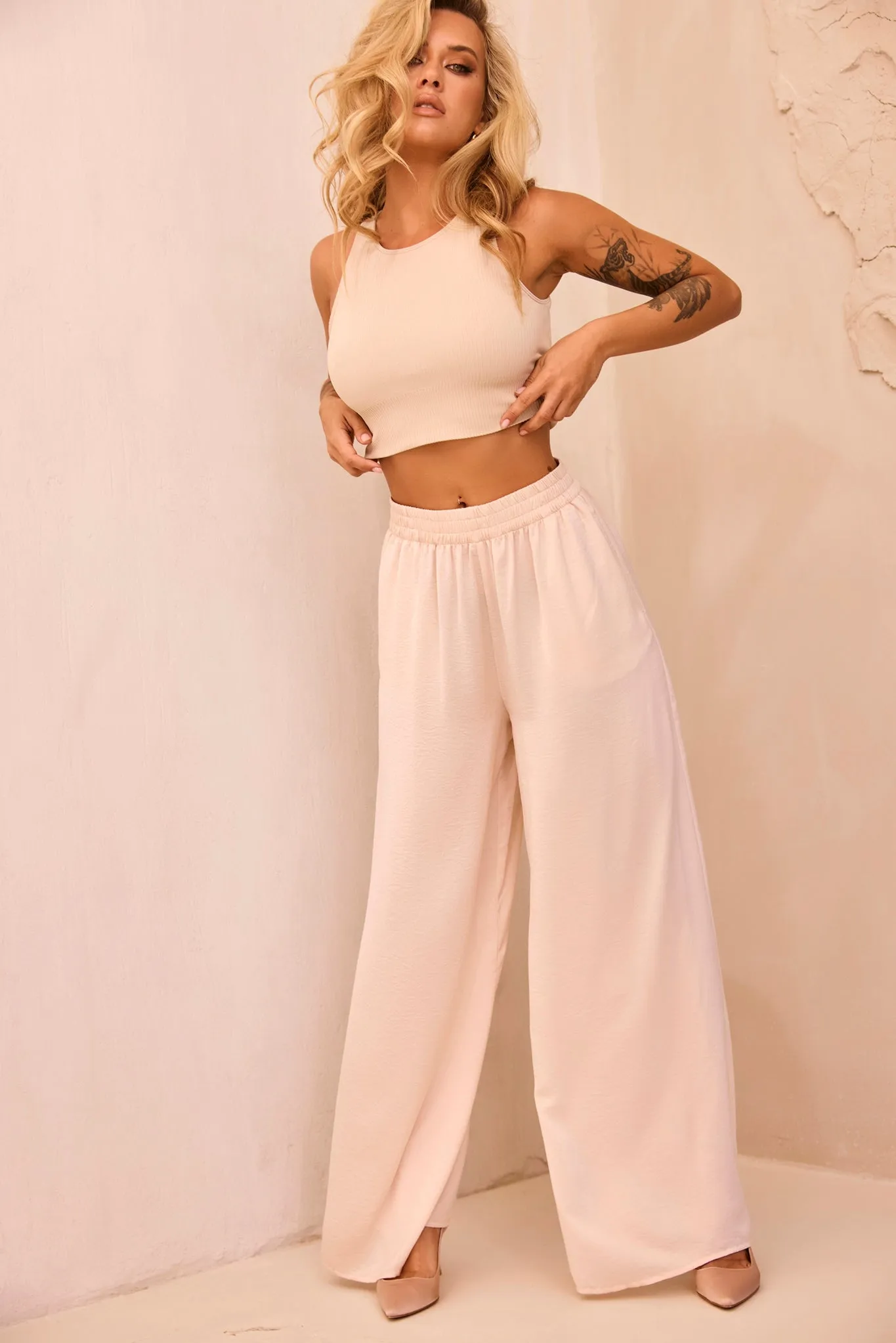 Light As Air Pants - Beige