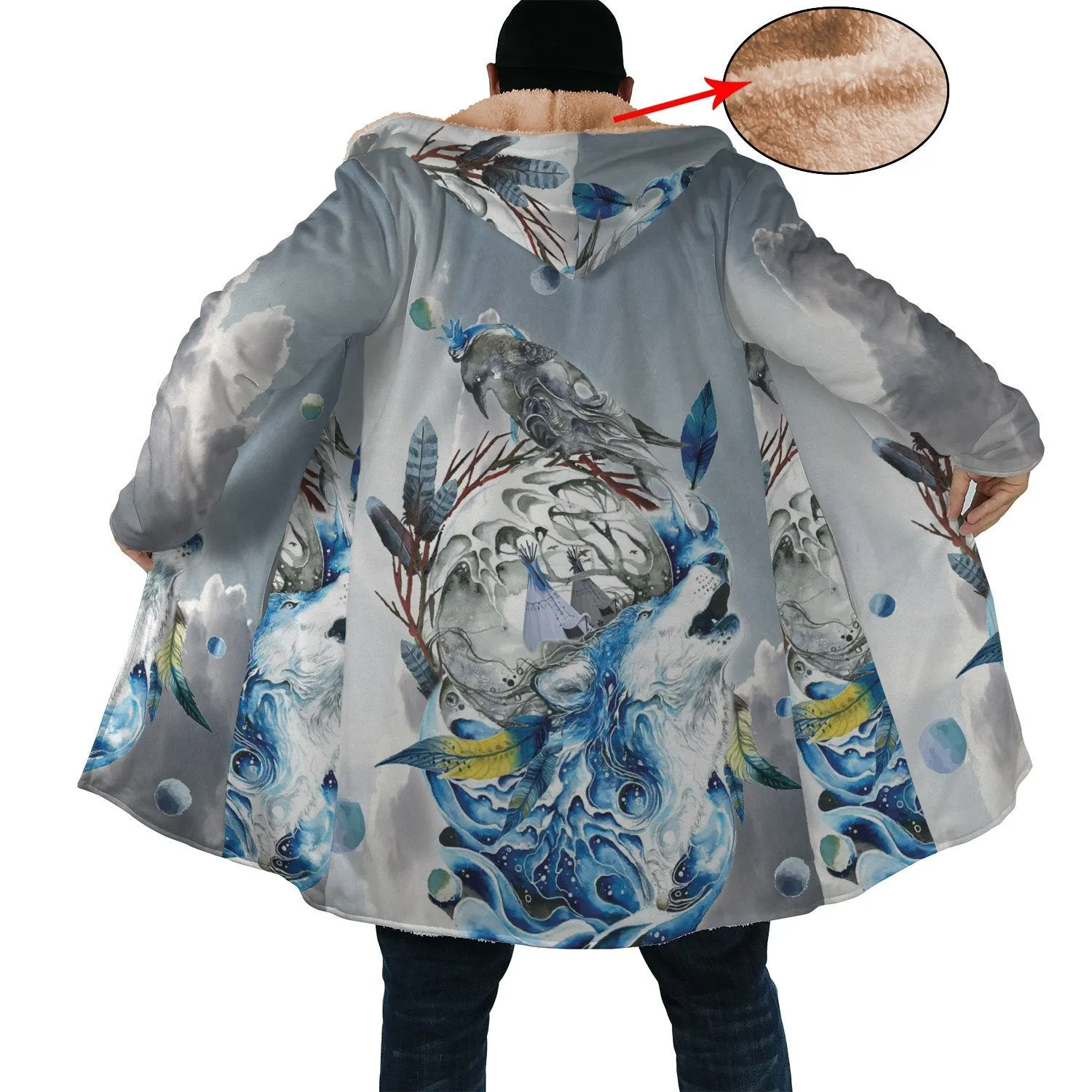 Light Blue Native Cloak WCS
