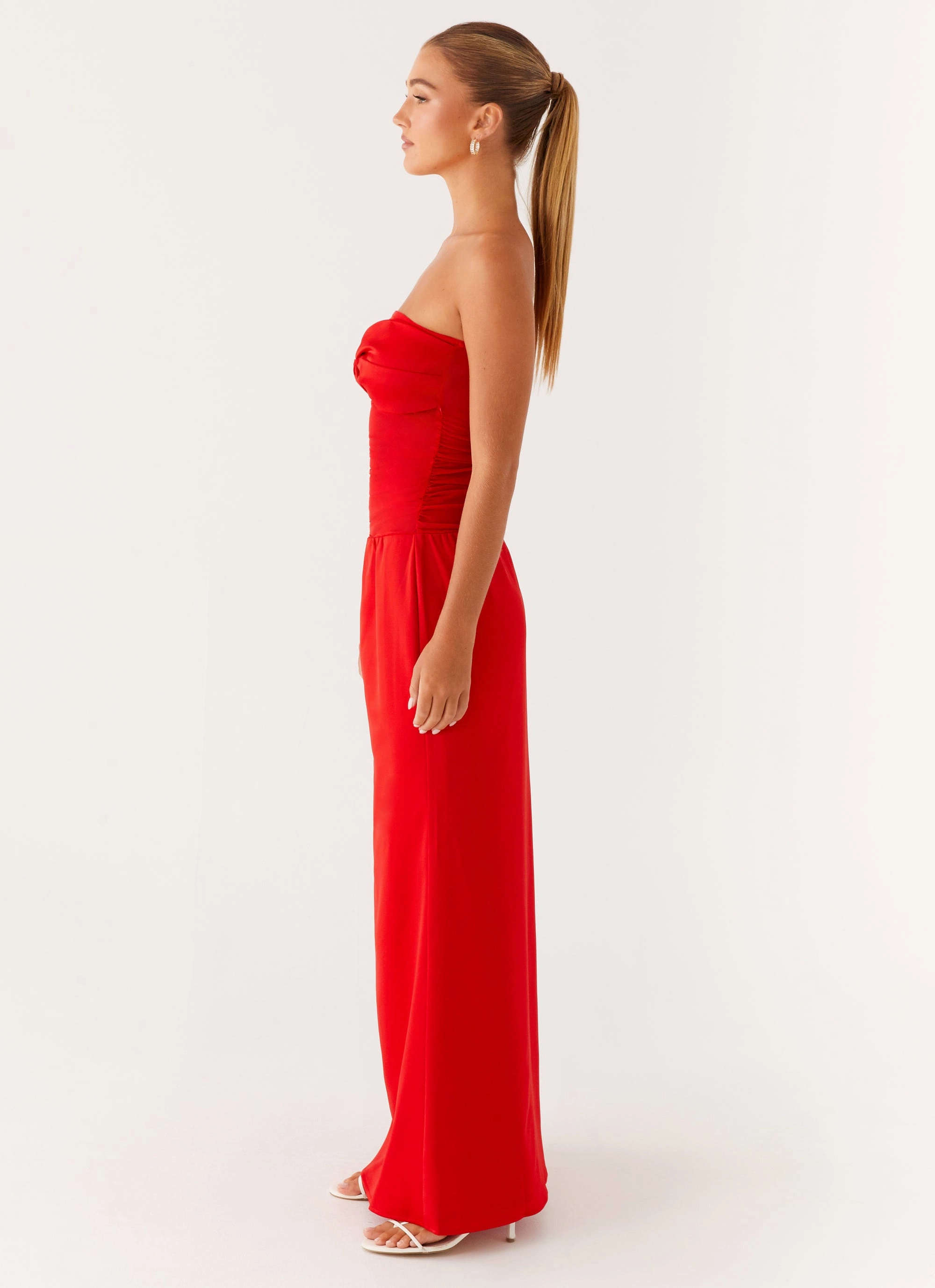 Rewind Maxi Dress - Tangerine Bold Pattern